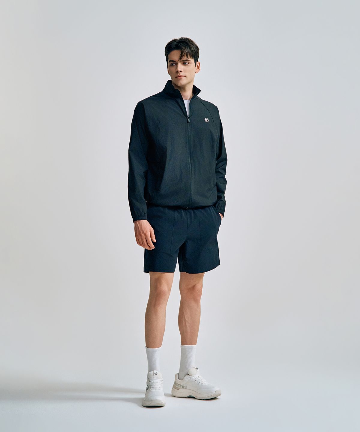 세르지오 타키니(SERGIO TACCHINI) M 쿠쉬라이트 경량 바람막이 (Black)