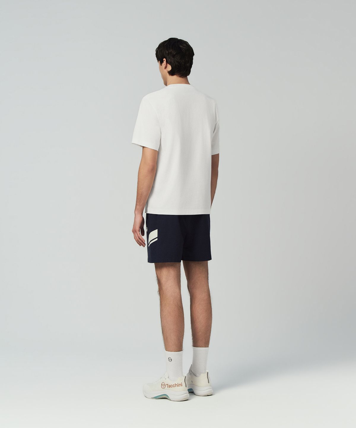 세르지오 타키니(SERGIO TACCHINI) U 클래식 스몰 그래픽 반팔 티셔츠 (White)