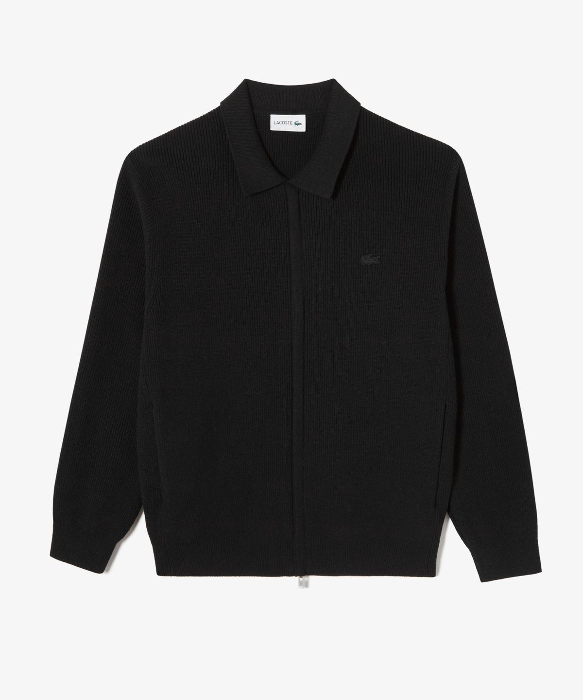 라코스테(LACOSTE) 남성 립조직 카라 집업 가디건 AH403E-56G 031