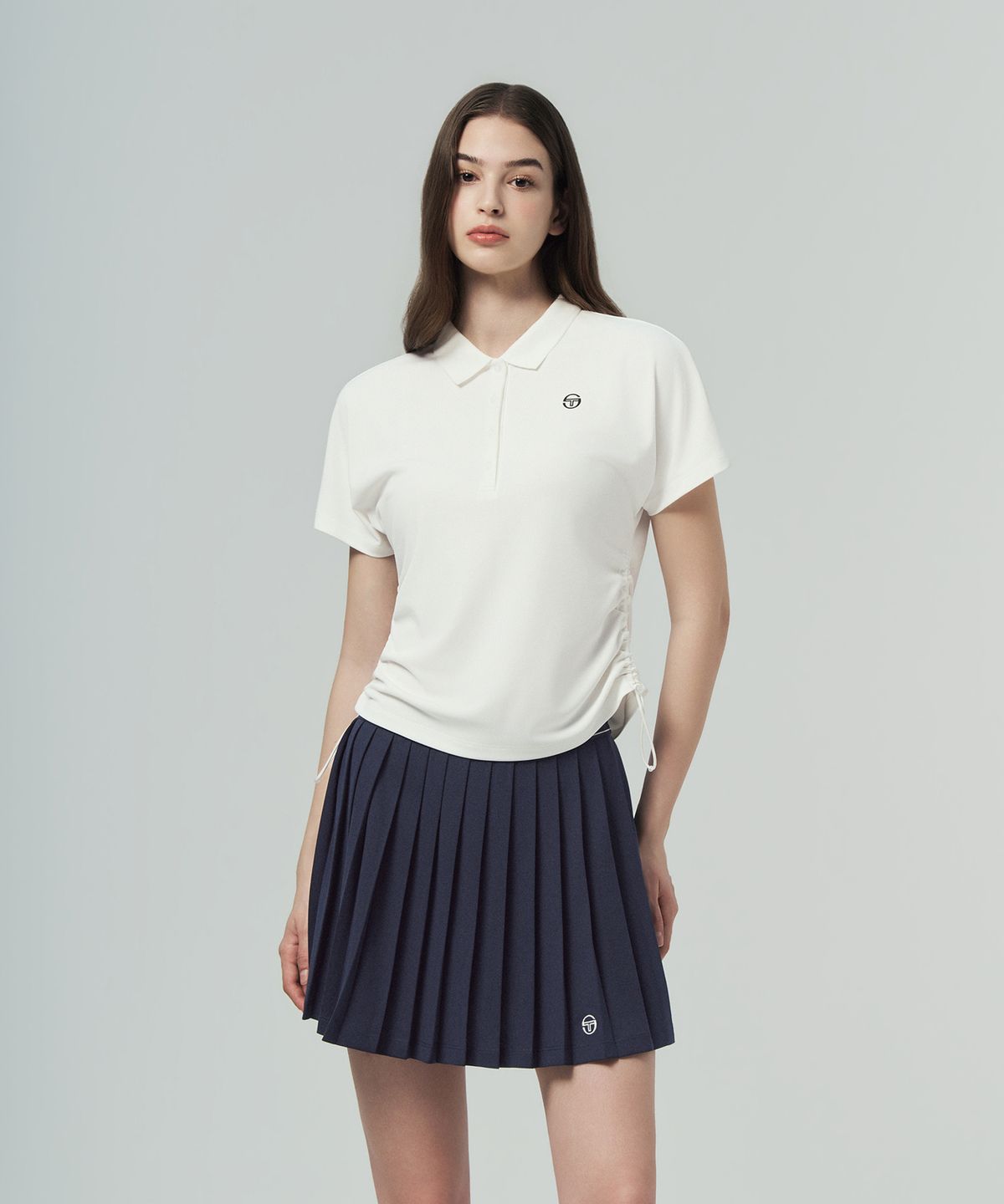 세르지오 타키니(SERGIO TACCHINI) W 돌먼 사이드 스트링 플레잉 폴로 (White)