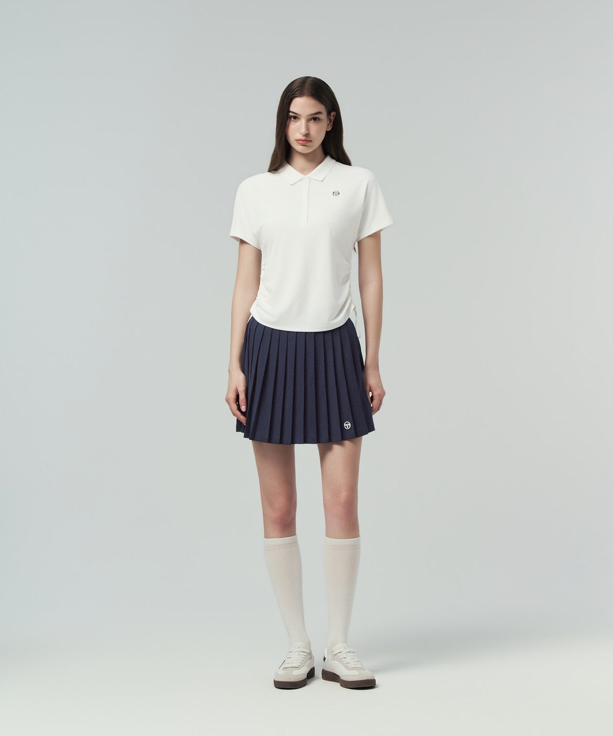 세르지오 타키니(SERGIO TACCHINI) W 돌먼 사이드 스트링 플레잉 폴로 (White)
