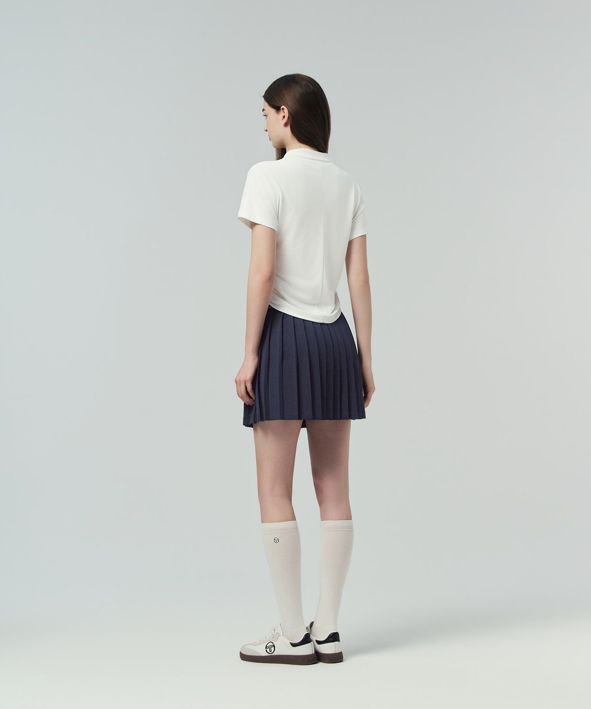 세르지오 타키니(SERGIO TACCHINI) W 돌먼 사이드 스트링 플레잉 폴로 (White)