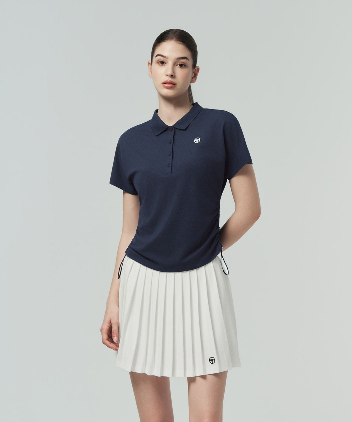 세르지오 타키니(SERGIO TACCHINI) W 돌먼 사이드 스트링 플레잉 폴로 (Navy)