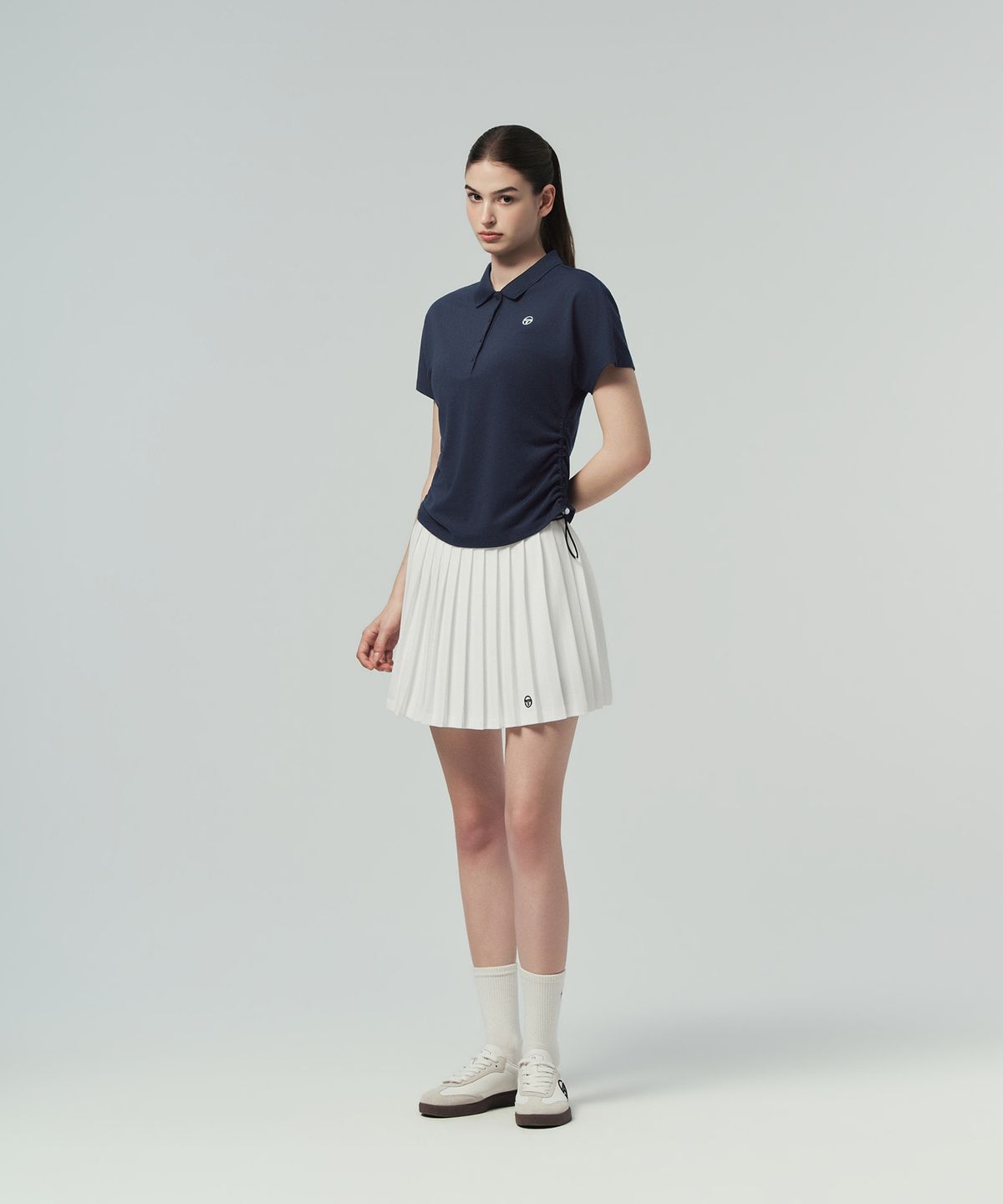 세르지오 타키니(SERGIO TACCHINI) W 돌먼 사이드 스트링 플레잉 폴로 (Navy)