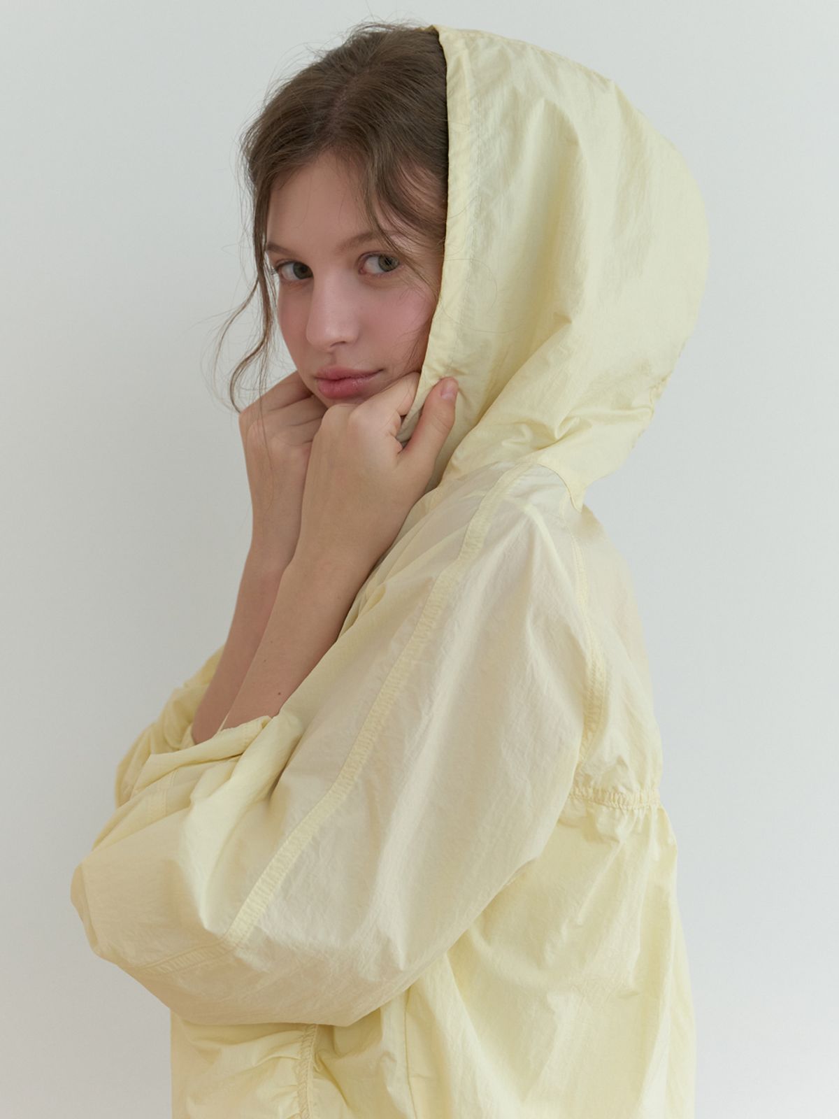 리엘(RE L) Dery shirring jumper (yellow)