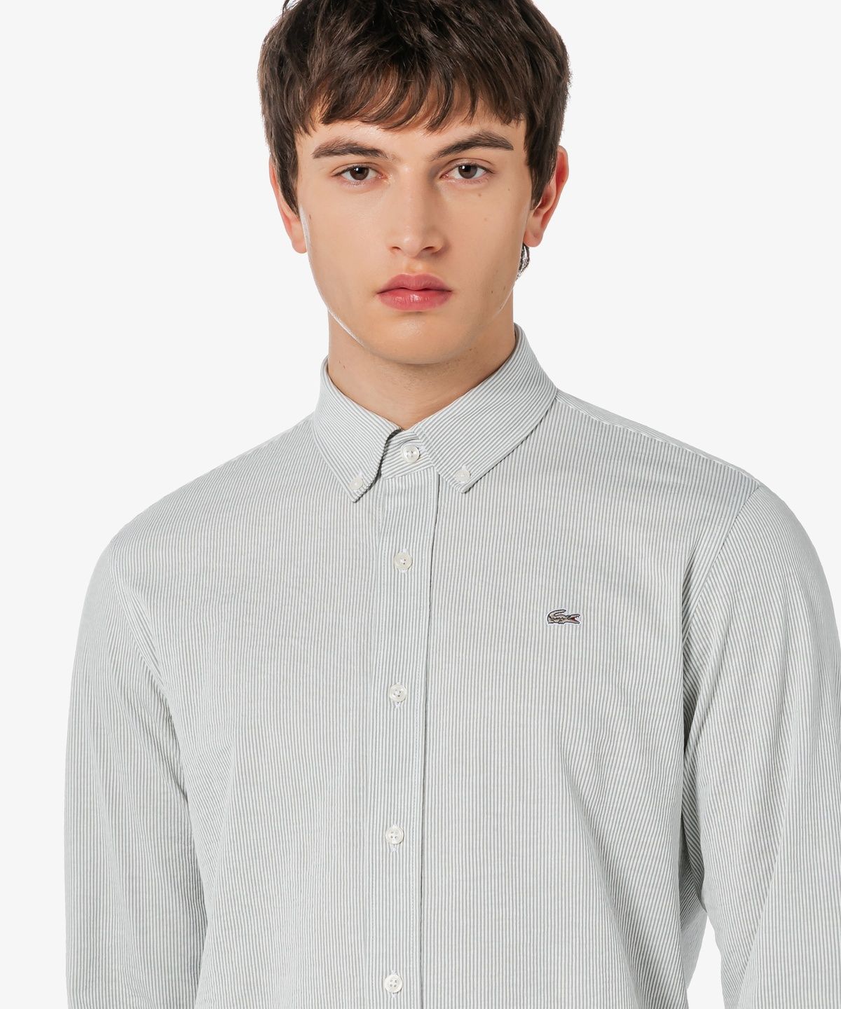 라코스테(LACOSTE) 남성 저지 스트라이프 셔츠 CH542E-56G ACZ