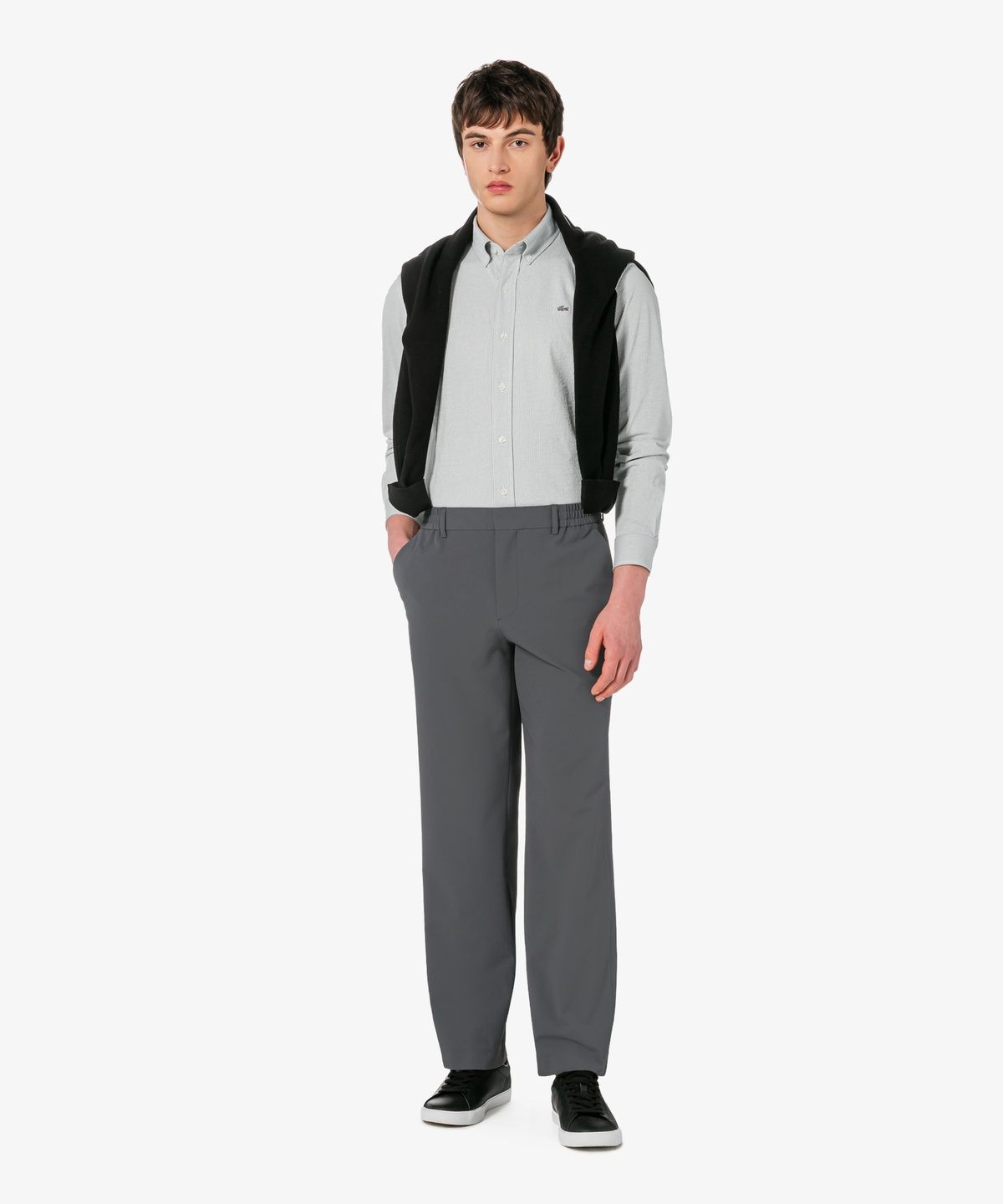 라코스테(LACOSTE) 남성 저지 스트라이프 셔츠 CH542E-56G ACZ