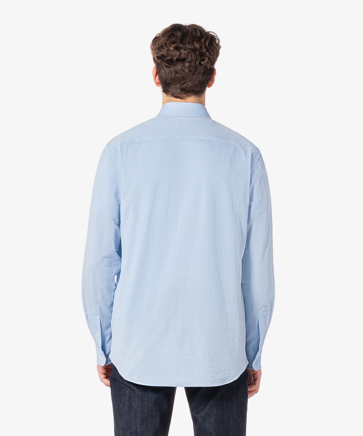 라코스테(LACOSTE) 남성 저지 스트라이프 셔츠 CH542E-56G AEY