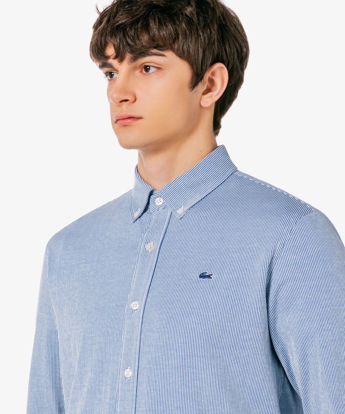라코스테(LACOSTE) 남성 저지 스트라이프 셔츠 CH542E-56G 166