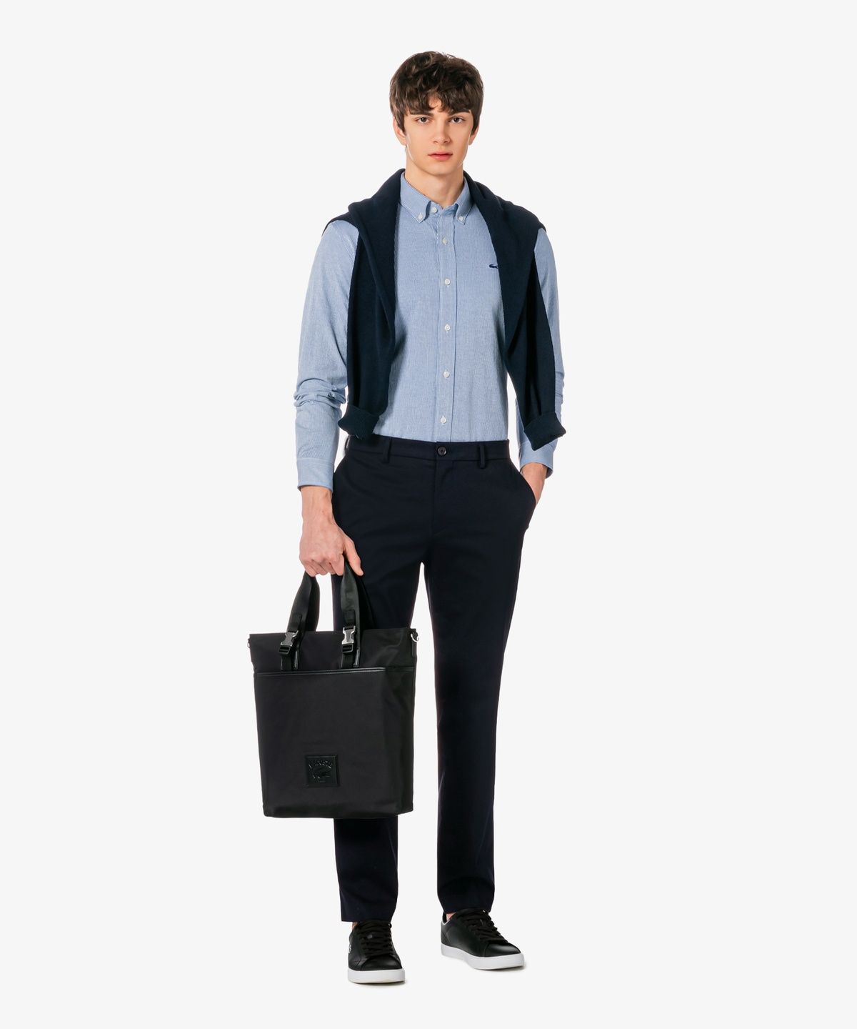 라코스테(LACOSTE) 남성 저지 스트라이프 셔츠 CH542E-56G 166