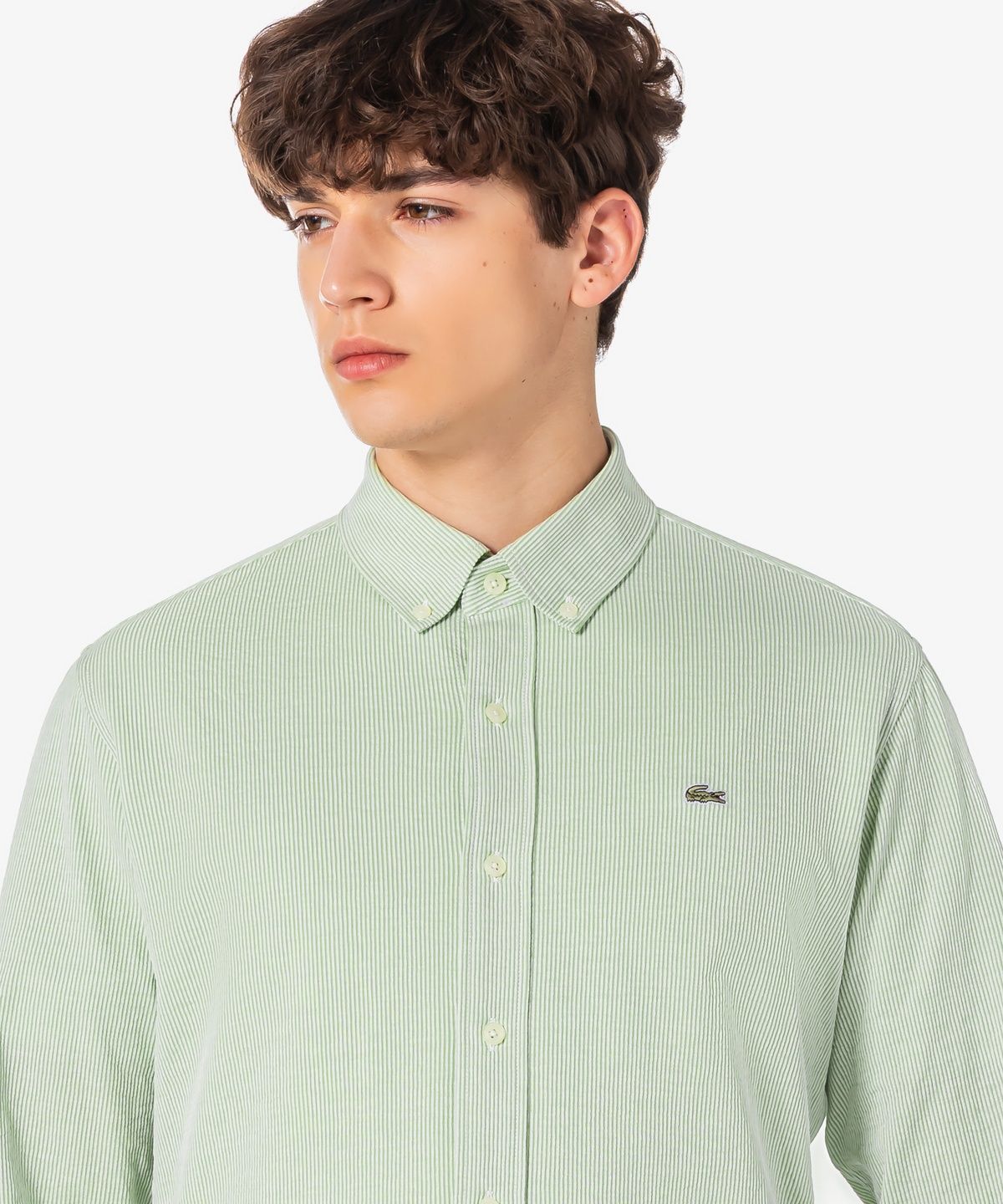 라코스테(LACOSTE) 남성 저지 스트라이프 셔츠 CH542E-56G 132