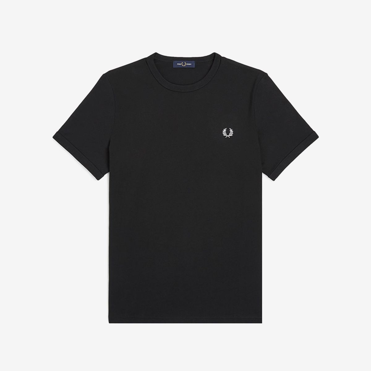 프레드페리(FRED PERRY) [Baseline] 링어 티셔츠 - 블랙 AFPM2G93519-102