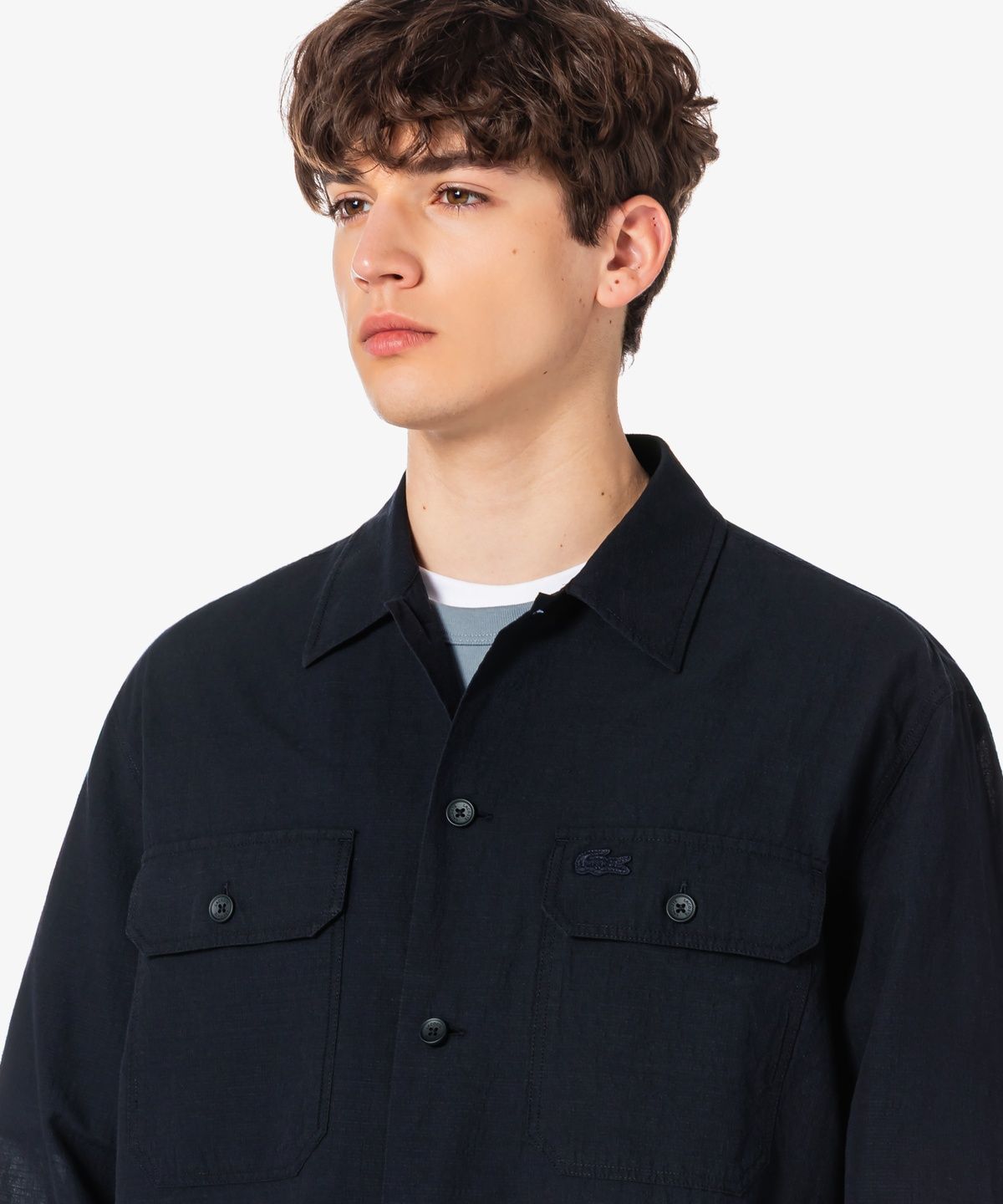 라코스테(LACOSTE) 남성 골조직 셔켓 CH329E-56G 166