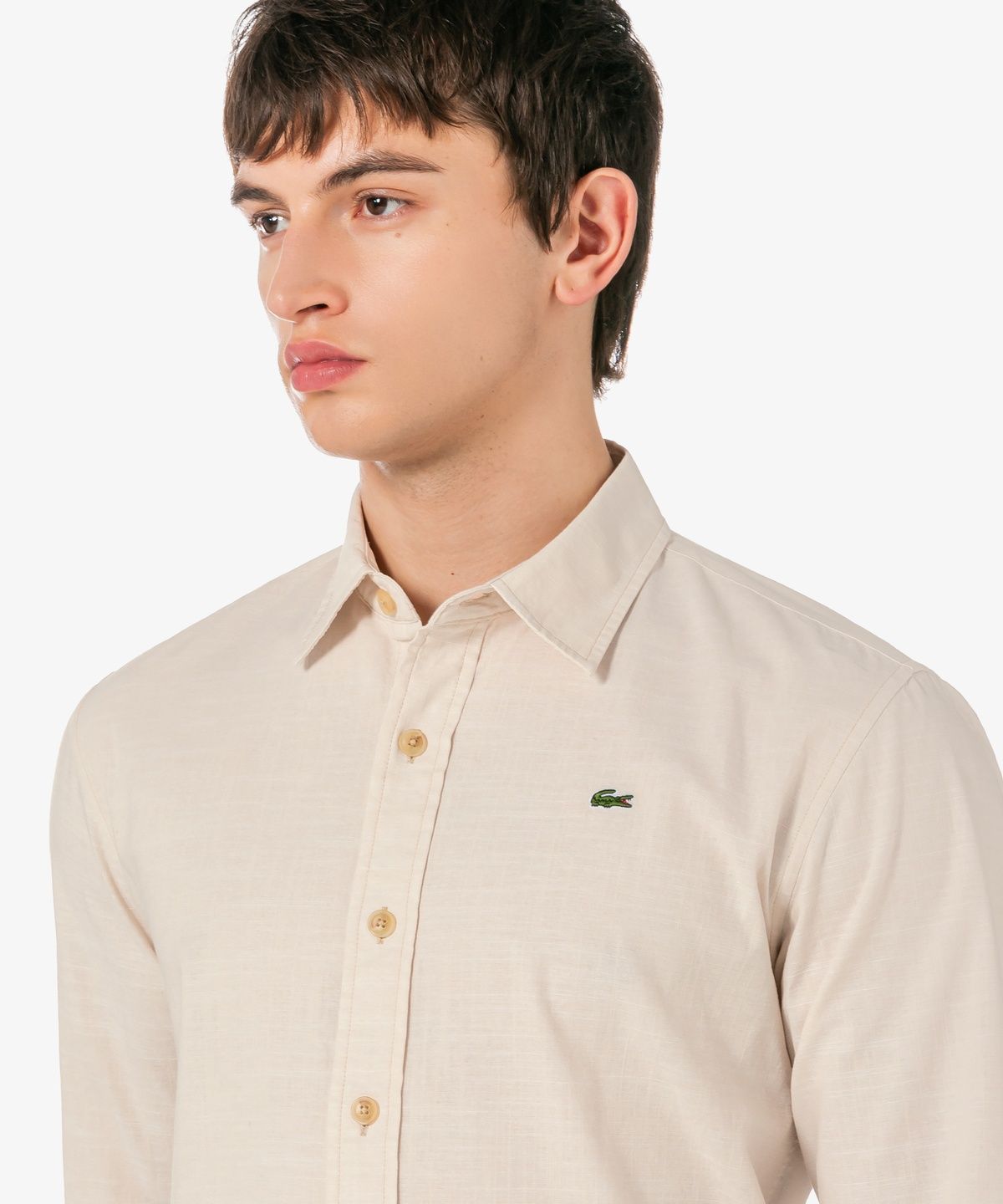 라코스테(LACOSTE) 남성 샴브레이 셔츠 CH913E-56G X6F