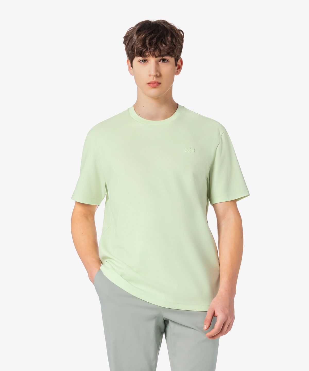 라코스테(LACOSTE) 남성 베이직 티셔츠 TH791E-56G BIC
