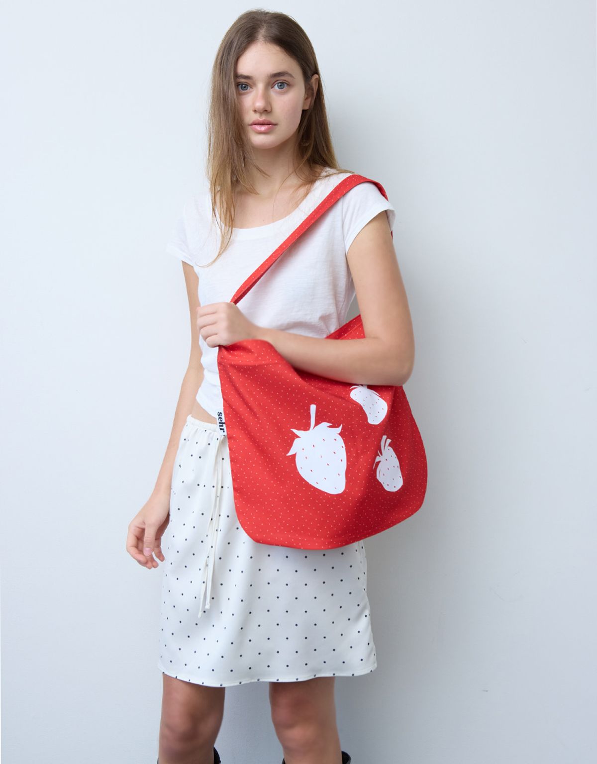세르(SEHR) White Berry Easy Bag (Red)