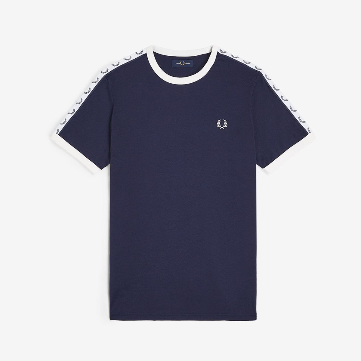 프레드페리(FRED PERRY) [Baseline] 테잎 링어 티셔츠 - 카본 블루 AFPM2G94620-266