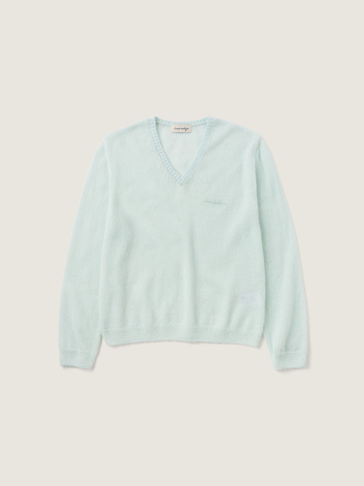 시엔느(SIENNE) Mumu V-neck Knit (Pale Mint)