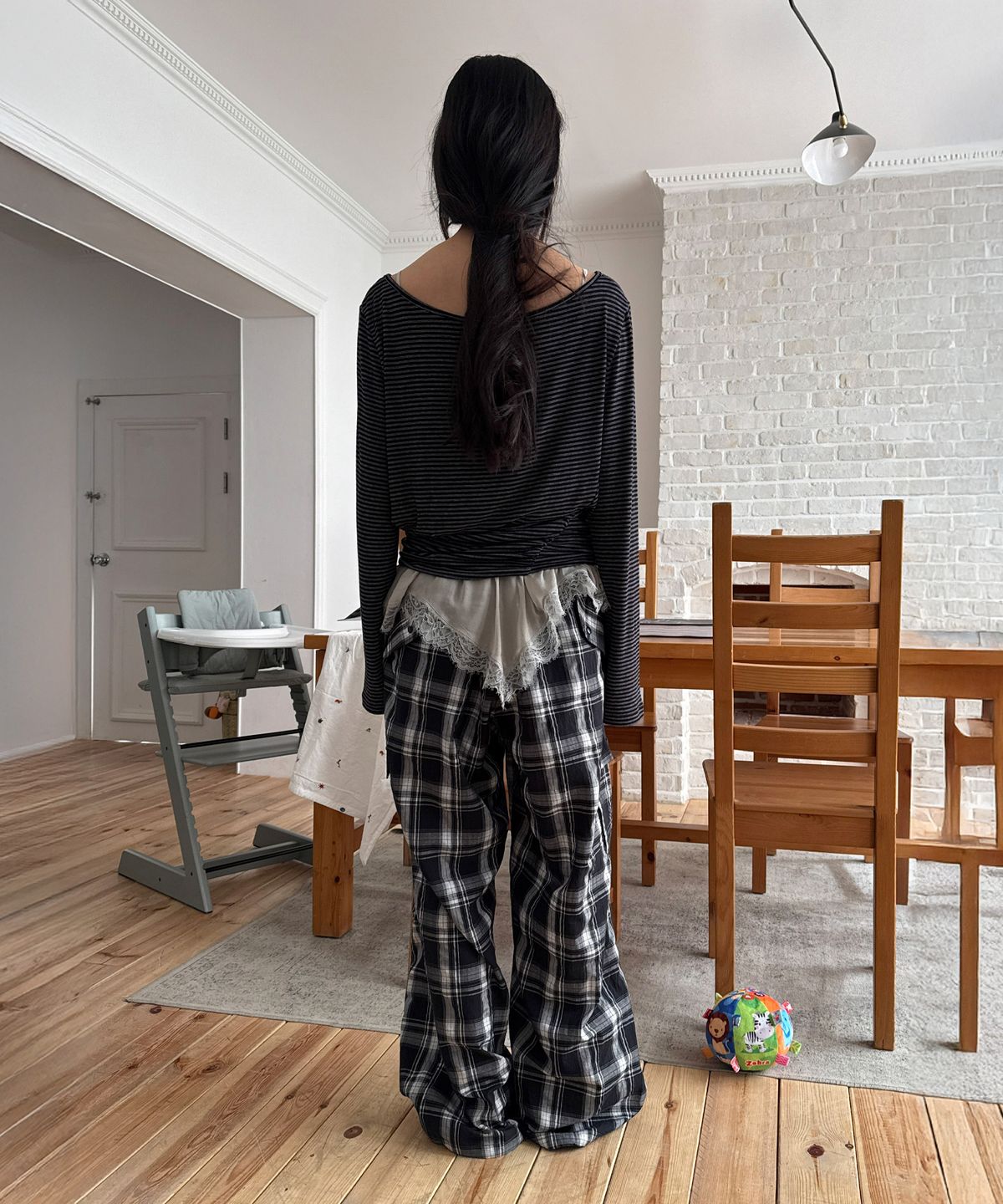 다이애그널(DIAGONAL) WAIST STOPPER CARGO PANTS (mix1)