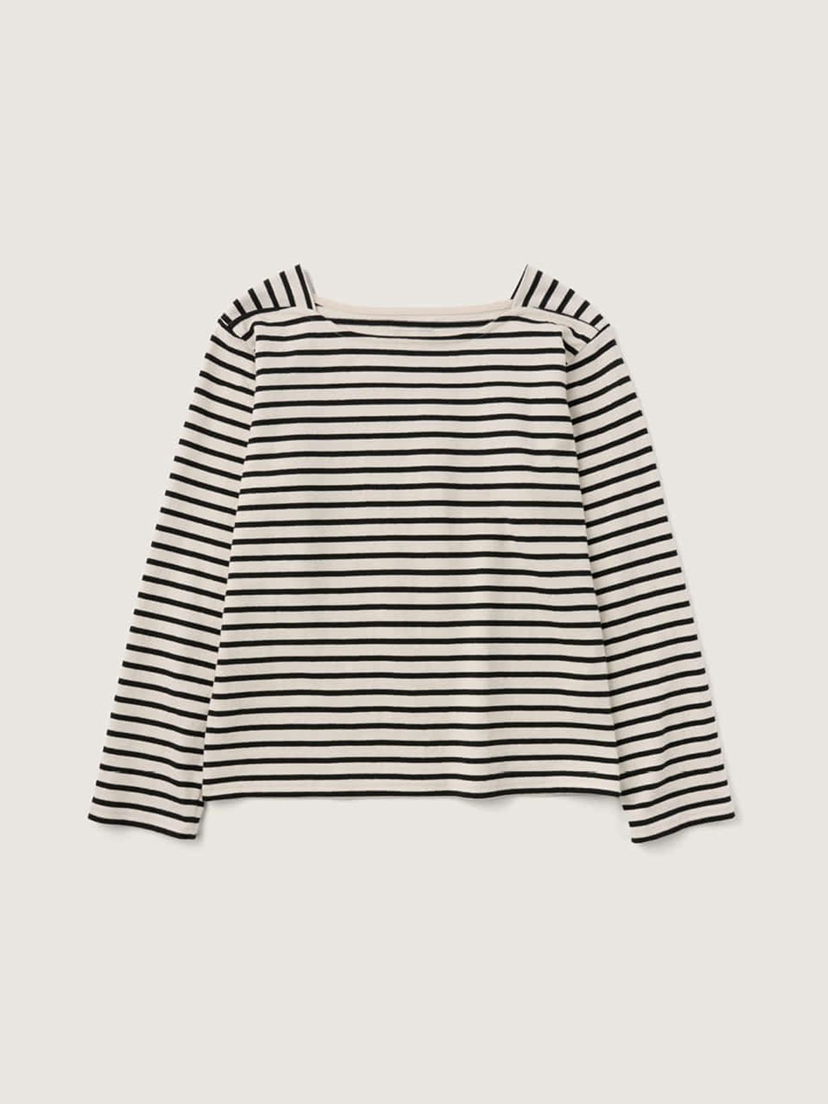 시엔느(SIENNE) Pauline Stripe T-shirt (Black)