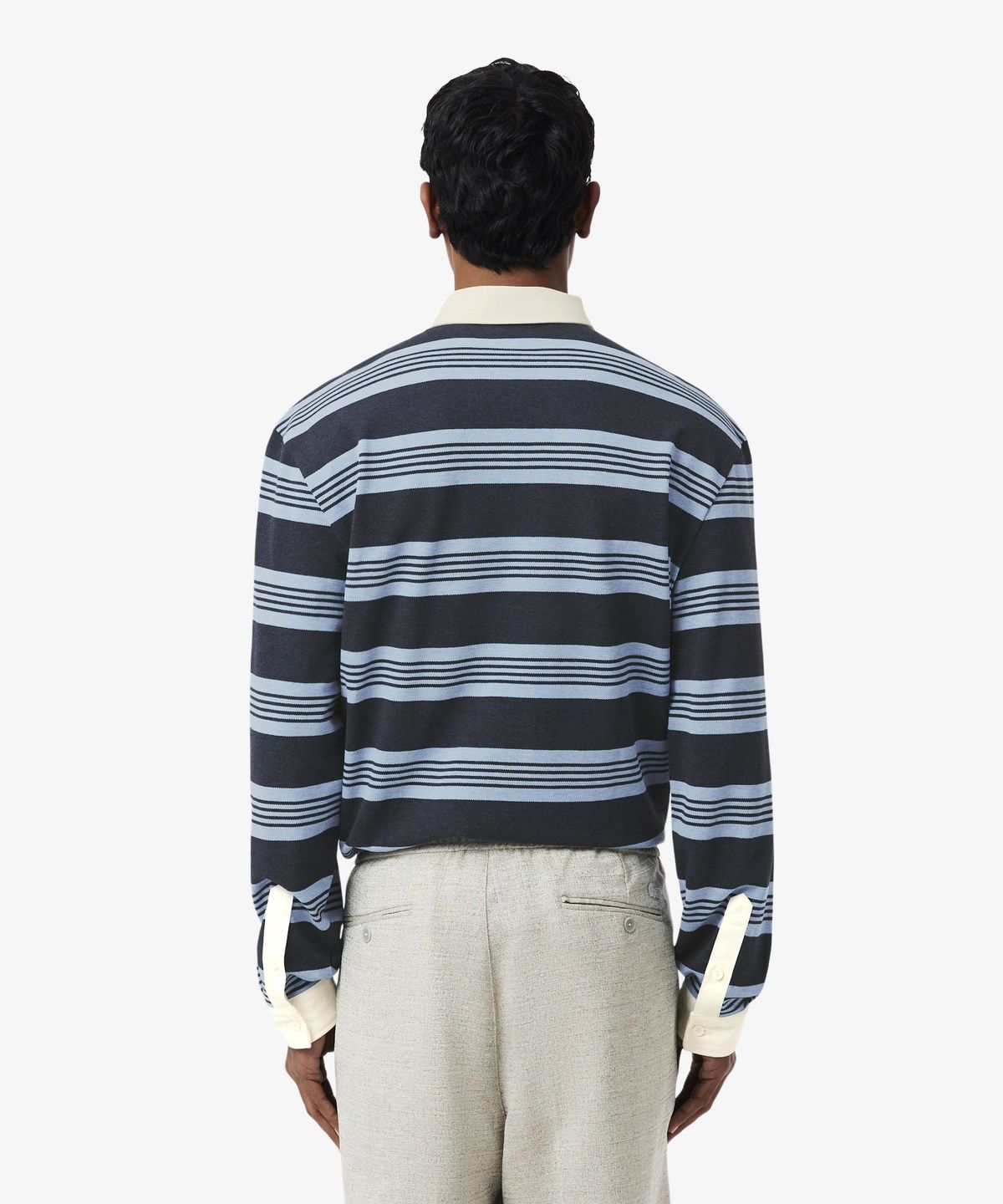 라코스테(LACOSTE) 남성 긴팔 럭비 폴로 셔츠 KH1561-56G ZEB
