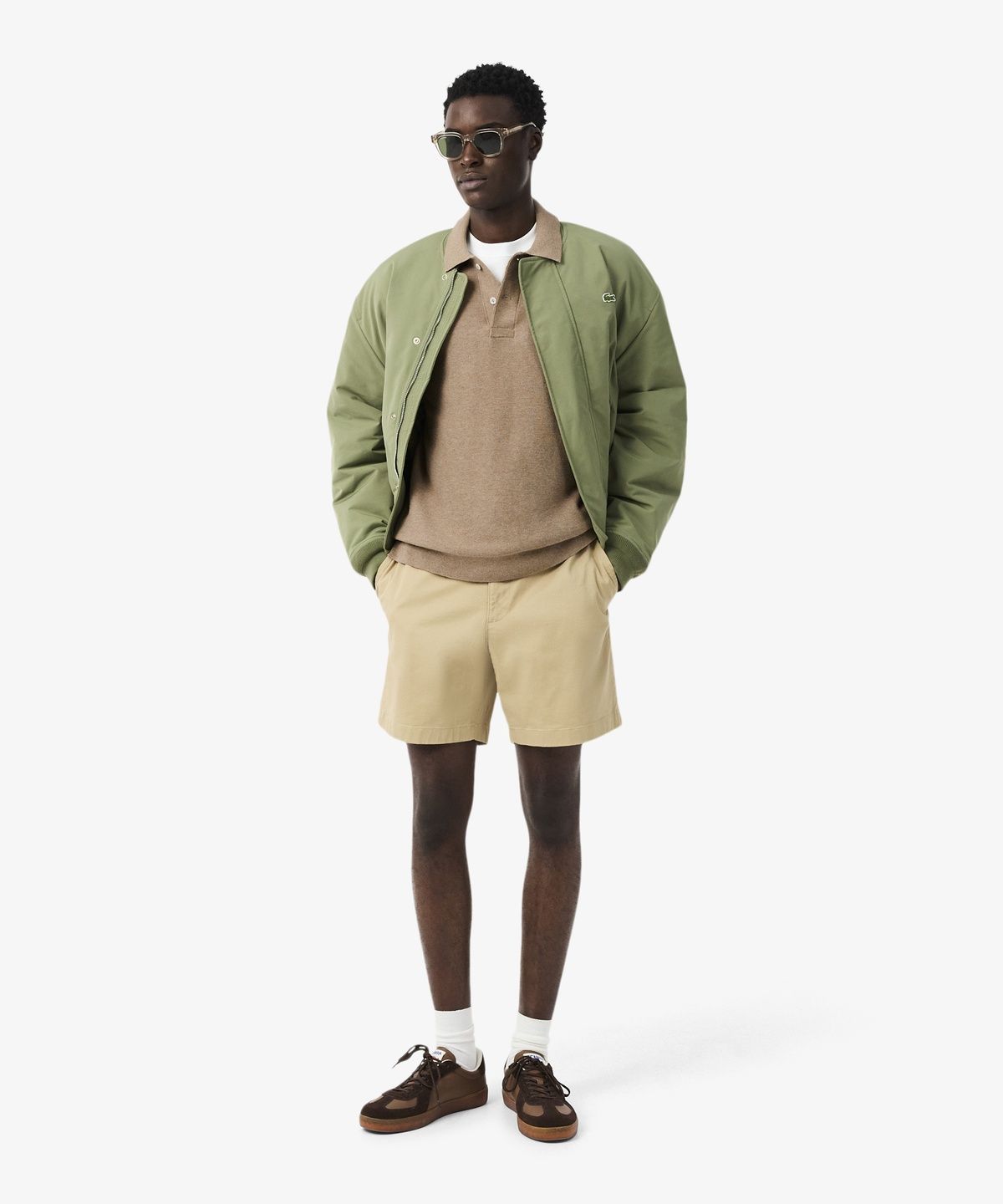 라코스테(LACOSTE) 남성 링스링스 반팔 폴로 스웨터 AH1043-56G GE2