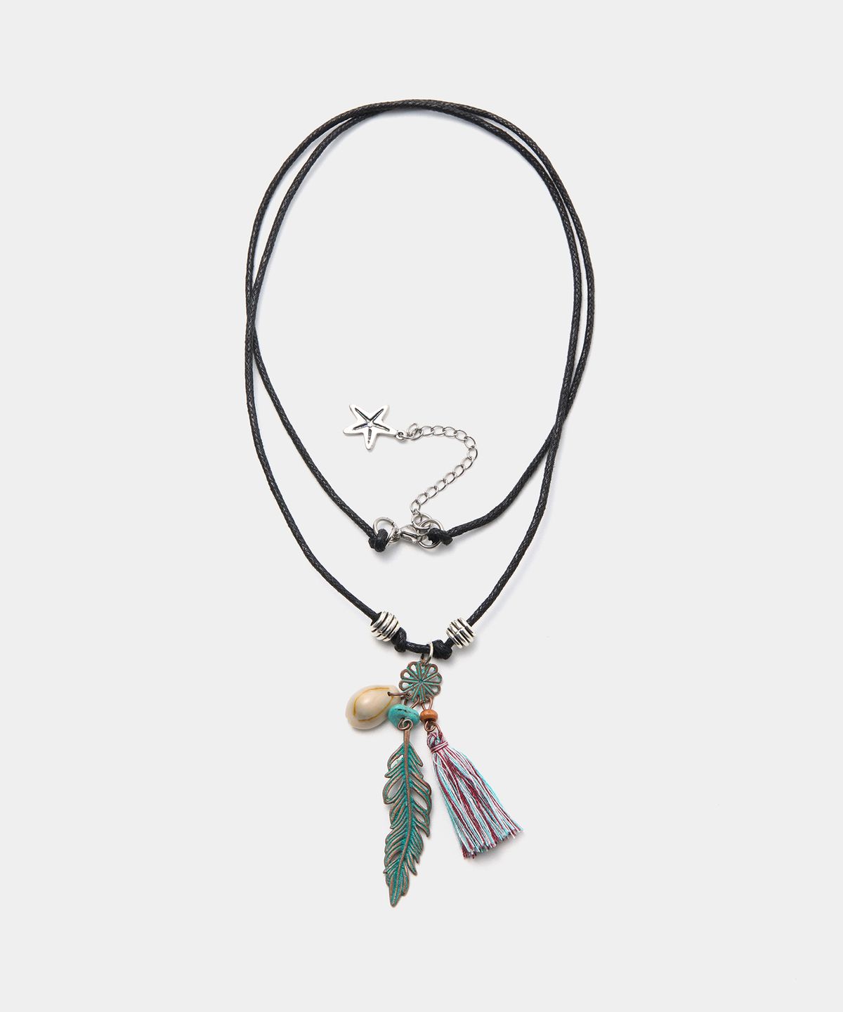디앤에스알(DNSR) Turquoise Feather Necklace