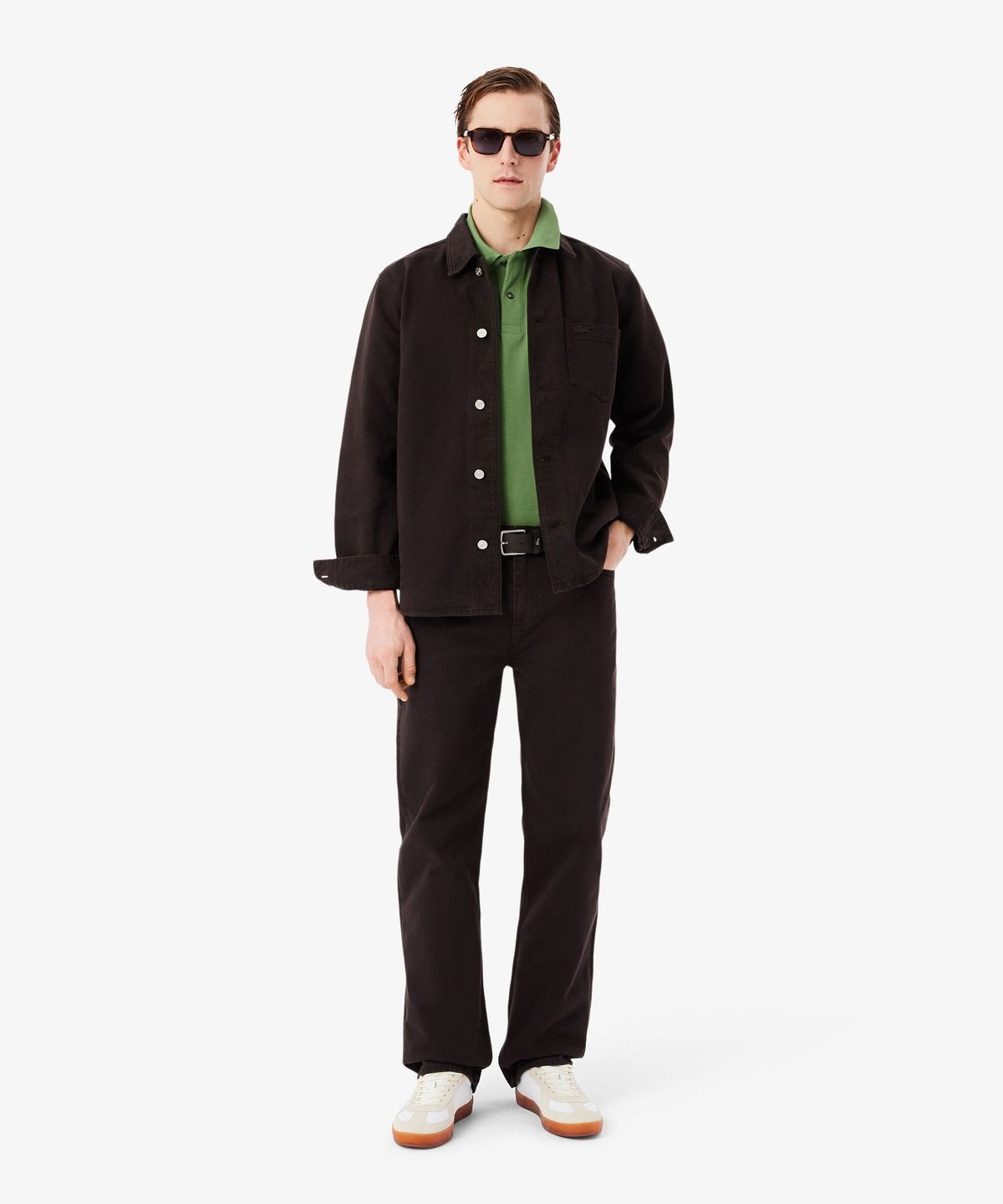 라코스테(LACOSTE) 남성 크록 시그니처 루즈핏 반팔 폴로 셔츠 PH7757-56G 02M