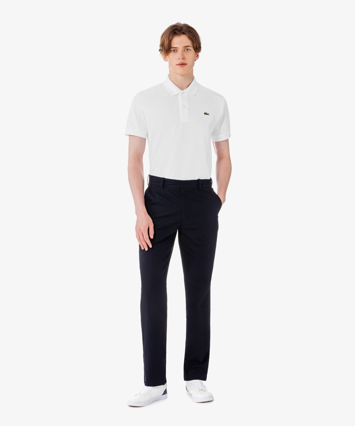 라코스테(LACOSTE) 남성 프렌치 레귤러핏 베이직 폴로 셔츠 PH731E-56G 001
