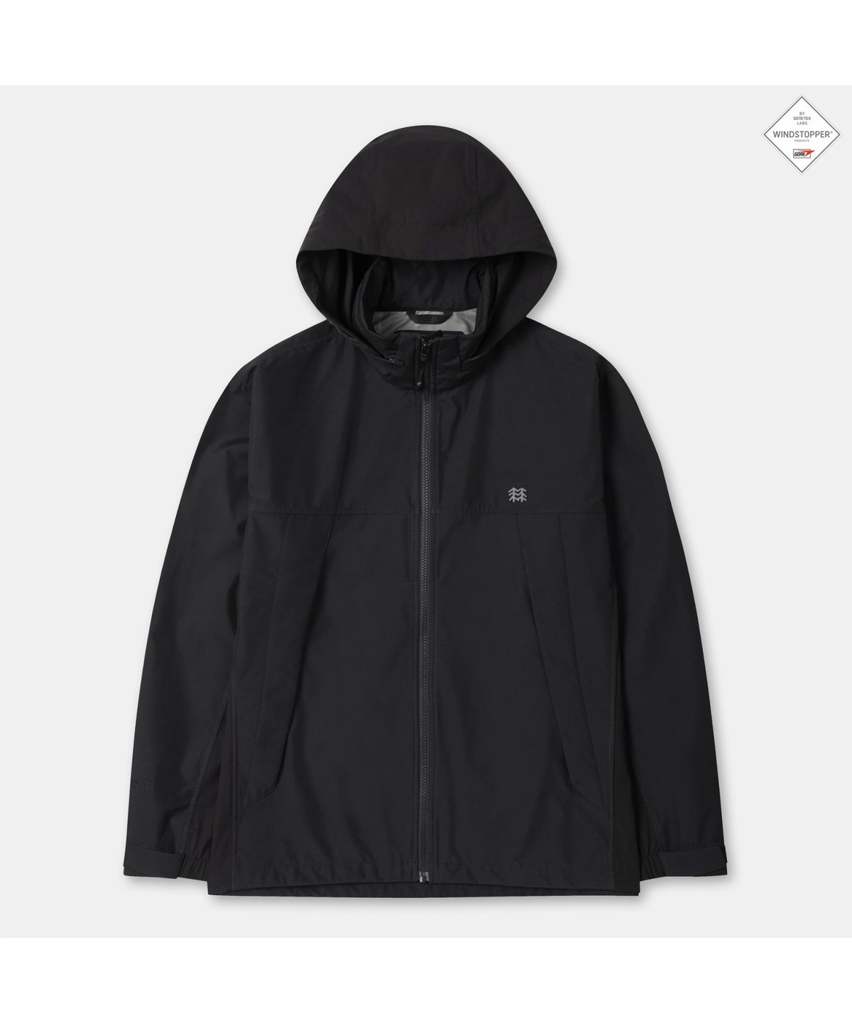 코오롱스포츠(KOLON SPORT) 남성 고어 윈드스토퍼 인후드 재킷 JWJWX26231BLK