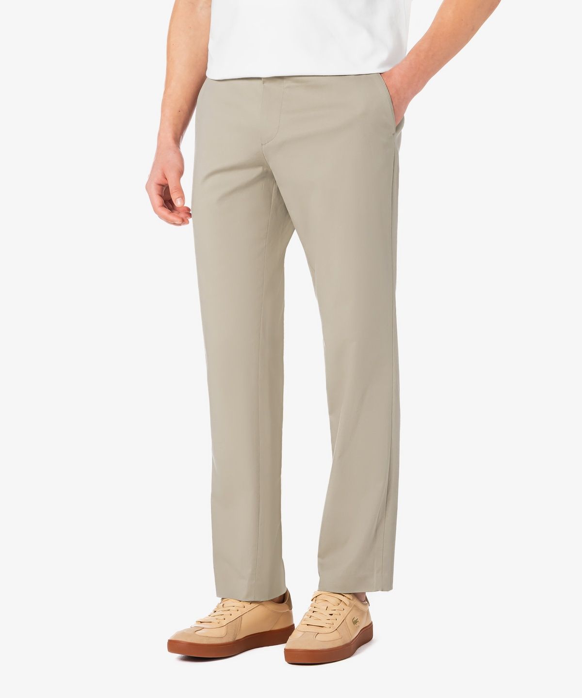 라코스테(LACOSTE) 남성 골조직 스트레치 치노 HH631E-56G 02S