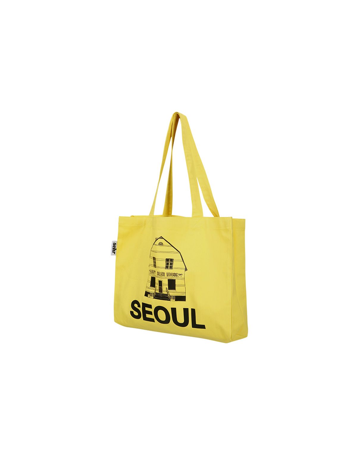 세르(SEHR) Light Twill Middle Bag (Seoul-Yellow)