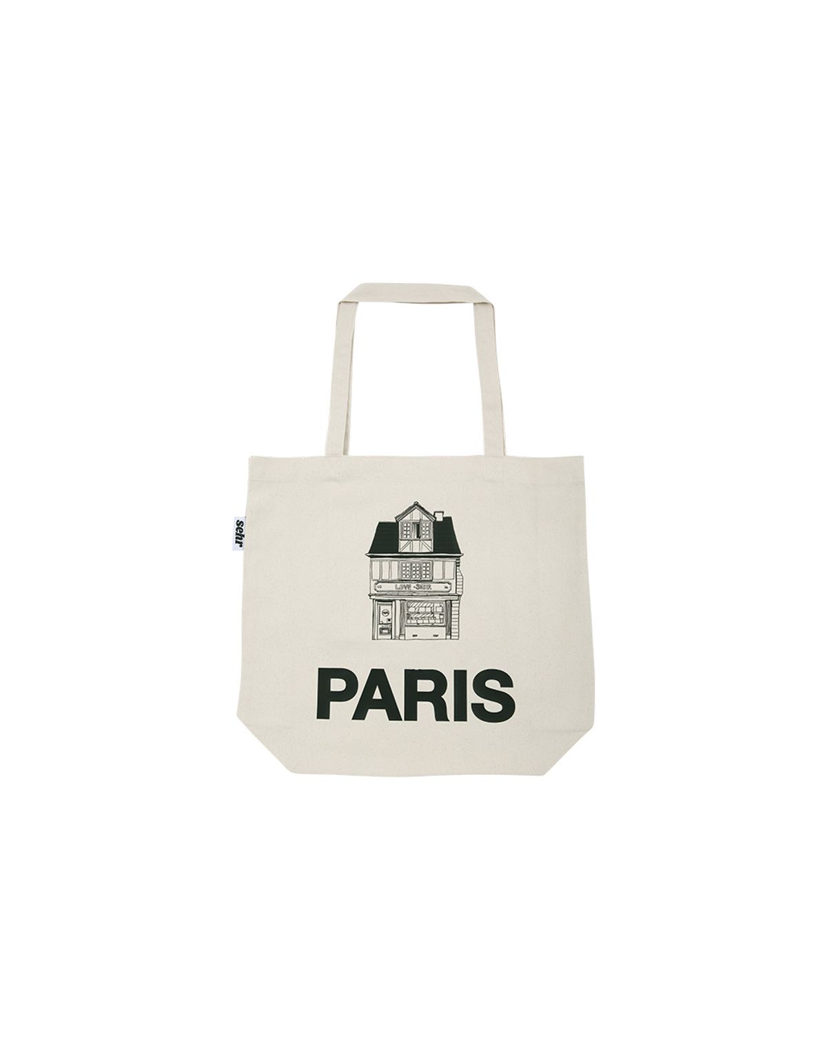 세르(SEHR) Light Twill Middle Bag (Paris-Ivory)