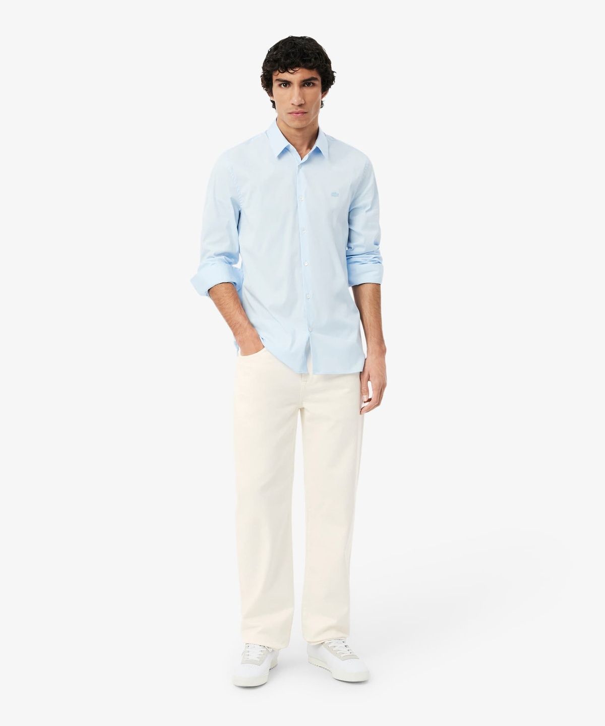 라코스테(LACOSTE) 남성 스트레이트 핏 데님 팬츠 HH7483-56G 70V
