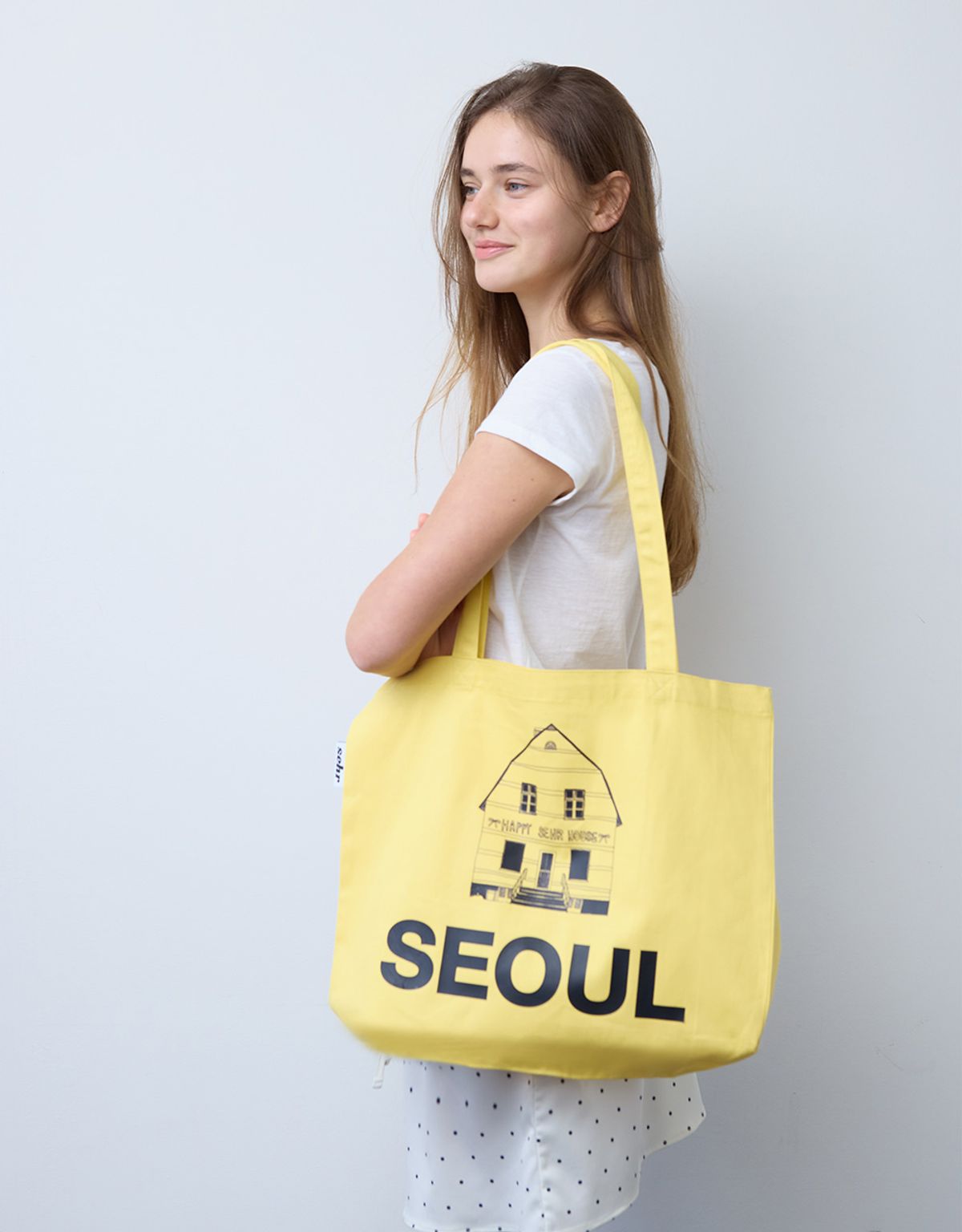 세르(SEHR) Light Twill Big Bag (Seoul-Yellow)