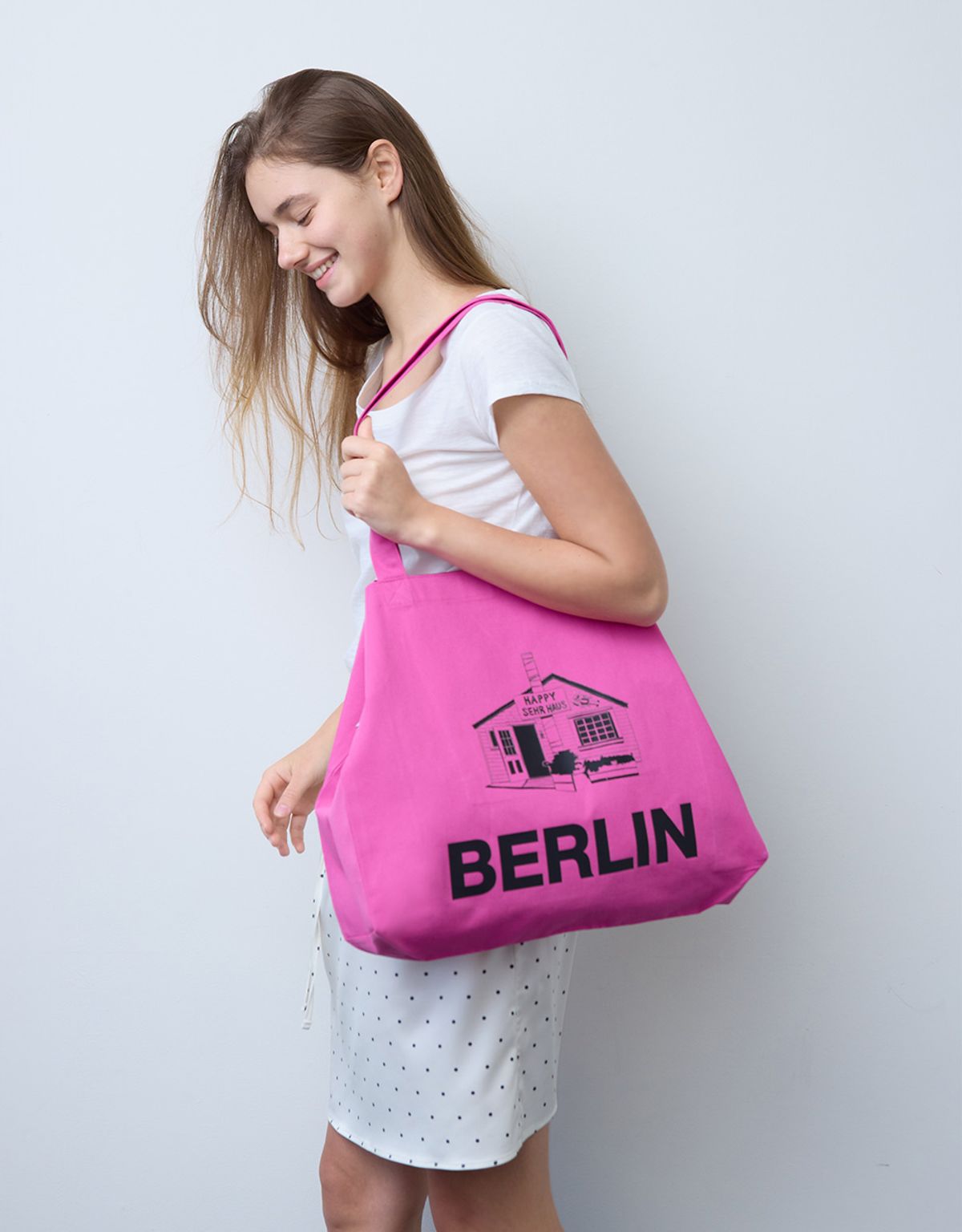 세르(SEHR) Light Twill Big Bag (Berlin-Pink)