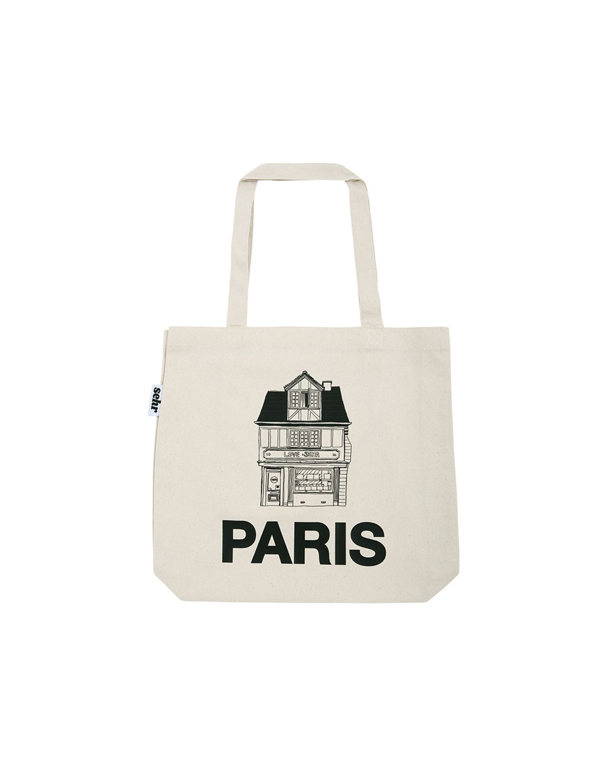 세르(SEHR) Light Twill Big Bag (Paris-Ivory)