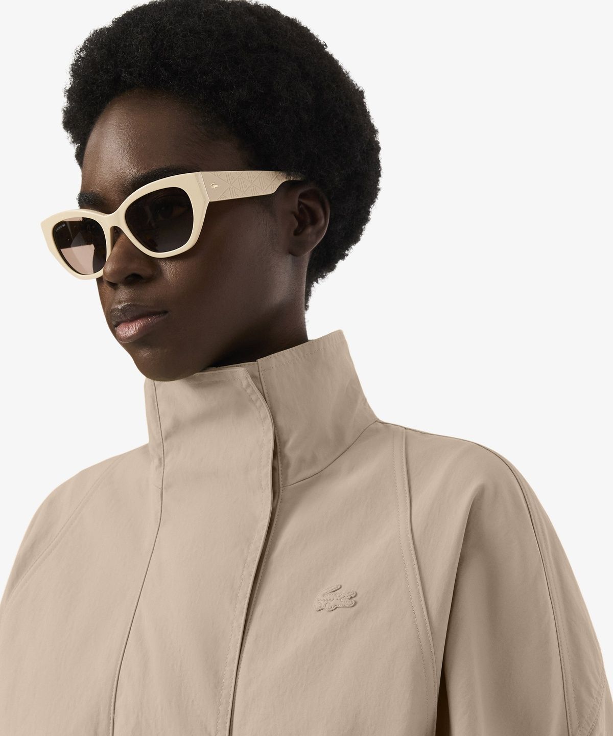 라코스테(LACOSTE) 여성 하이넥 타슬란 점퍼 BF6852-56G X6F
