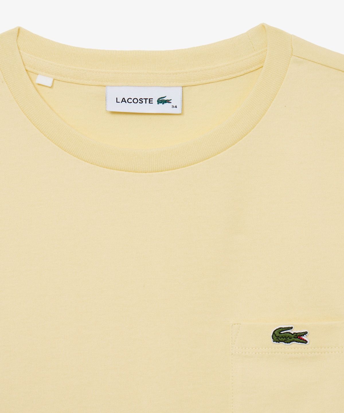 라코스테(LACOSTE) 여성 베이직 포켓 반팔 티셔츠 TF556E-56G 107