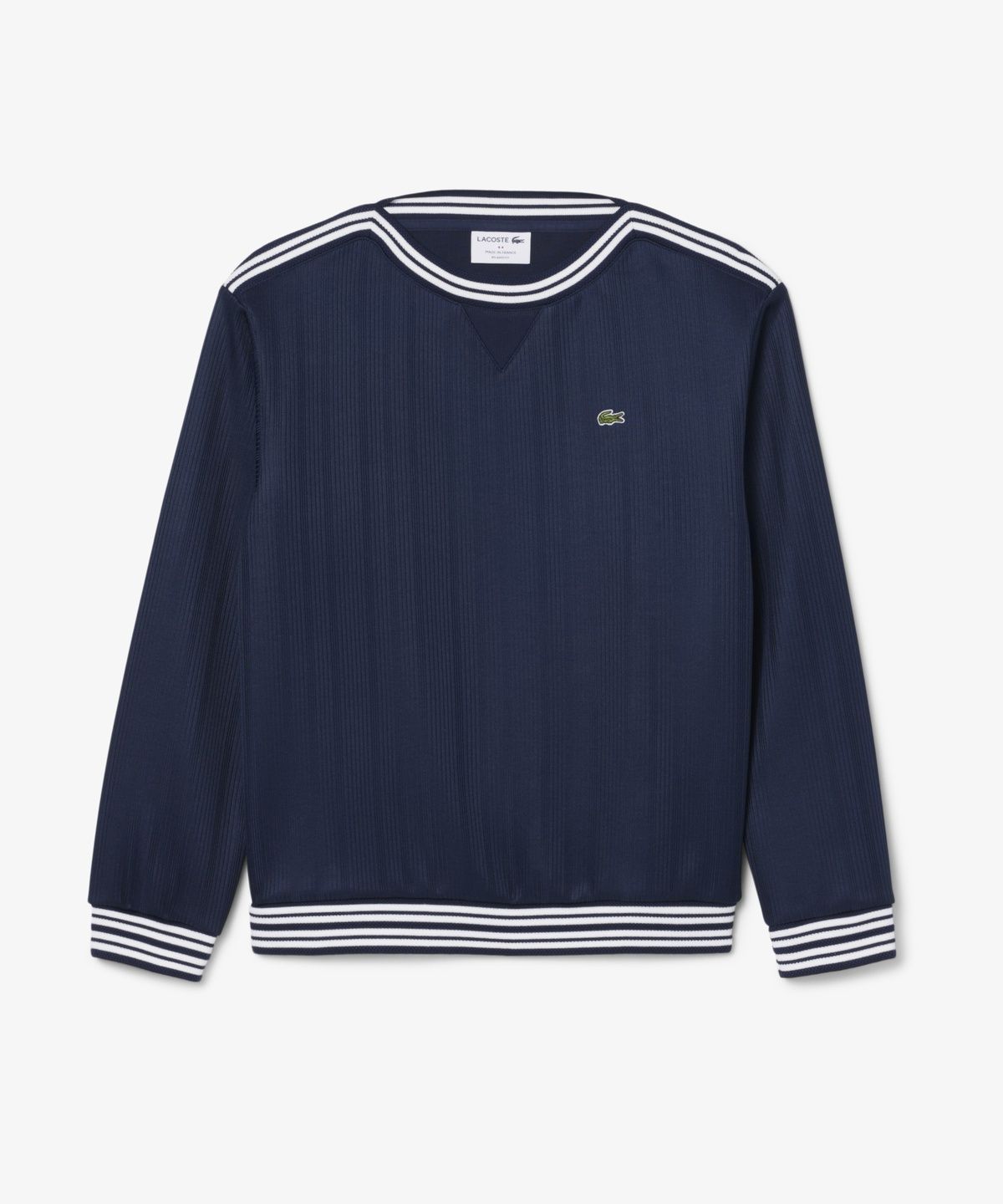 라코스테(LACOSTE) 여성 MIF 변형 립조직 스웻 셔츠 SF9830-56G 525