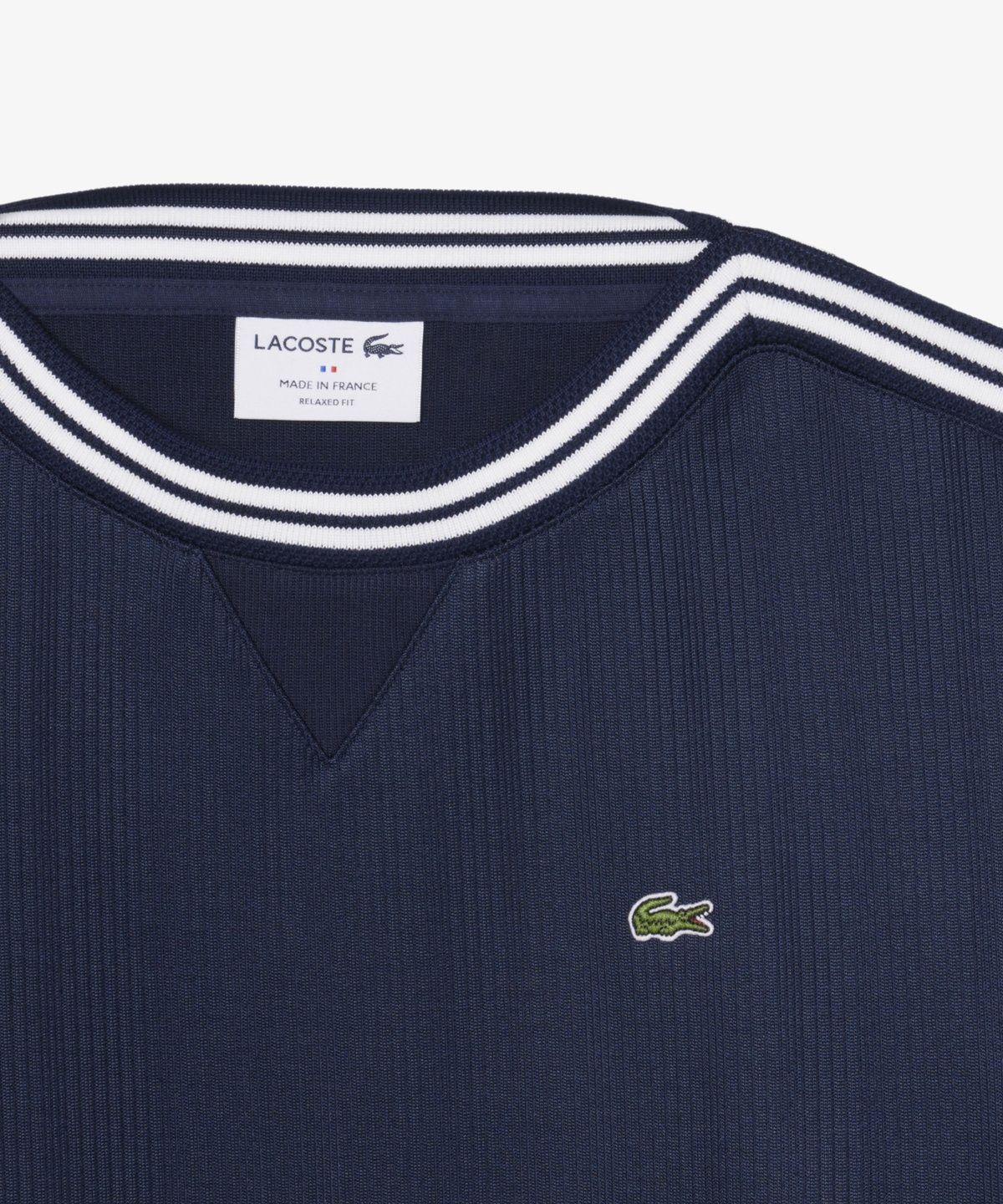 라코스테(LACOSTE) 여성 MIF 변형 립조직 스웻 셔츠 SF9830-56G 525