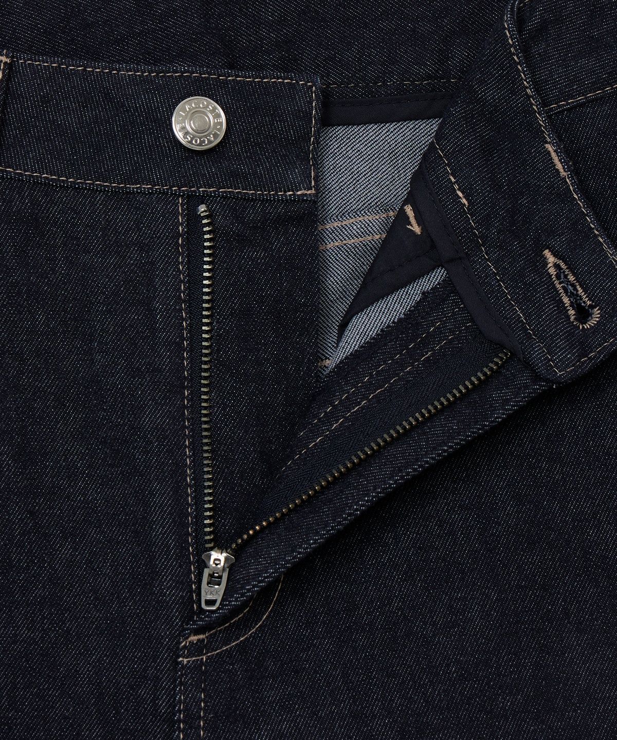 라코스테(LACOSTE) 여성 세미와이드 데님 팬츠 HF816E-56G HDE