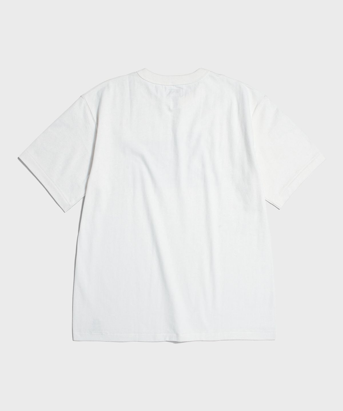 브론슨(BRONSON) Spray Number Loopwheeled Graphic Tee White