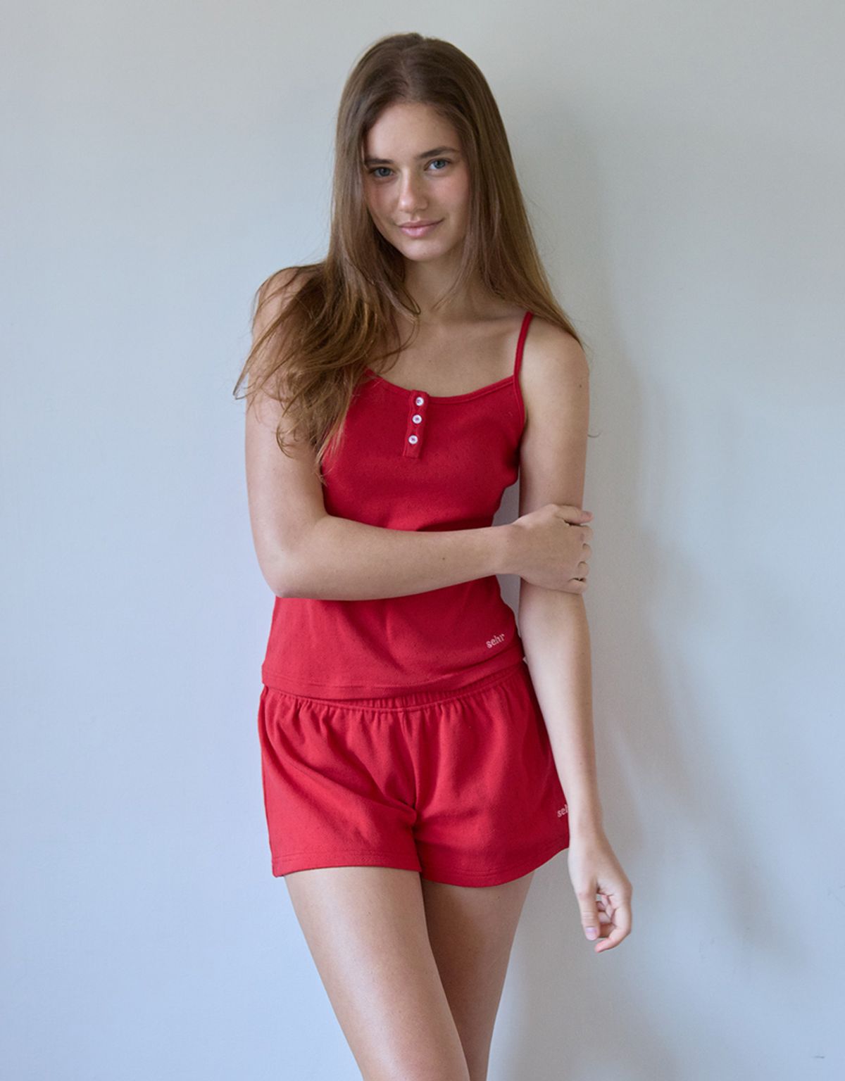 세르(SEHR) All Day Comfort Shorts (Red)