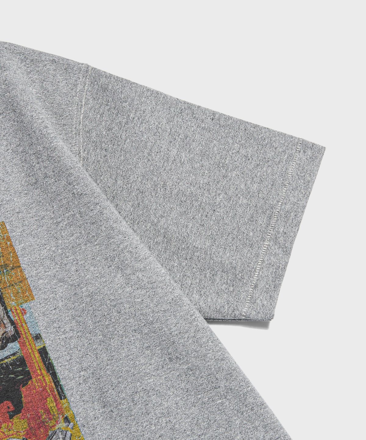 브론슨(BRONSON) Western Collage Loopwheeled Graphic Tee Melange