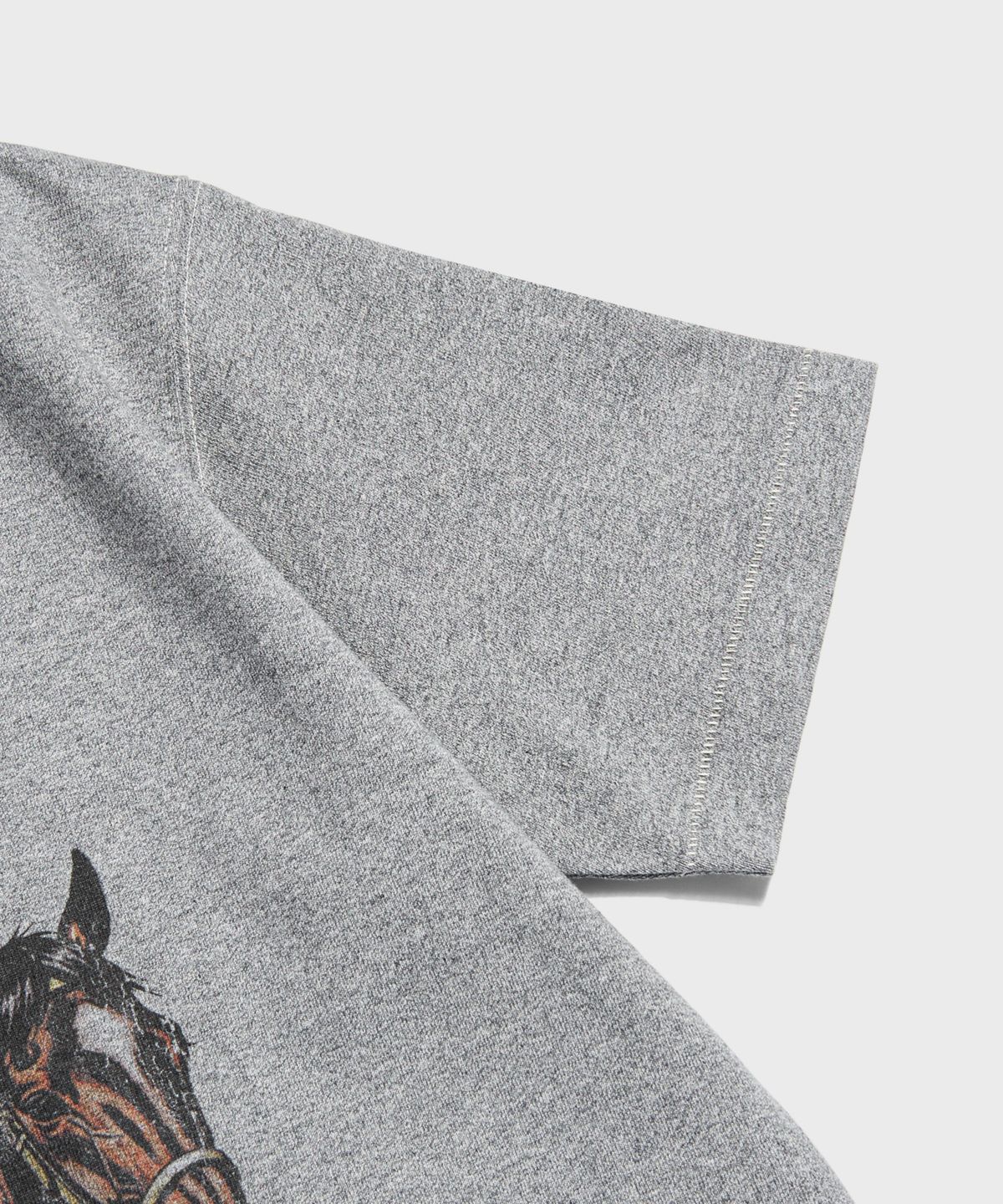 브론슨(BRONSON) West Romance Loopwheeled Graphic Tee Melange