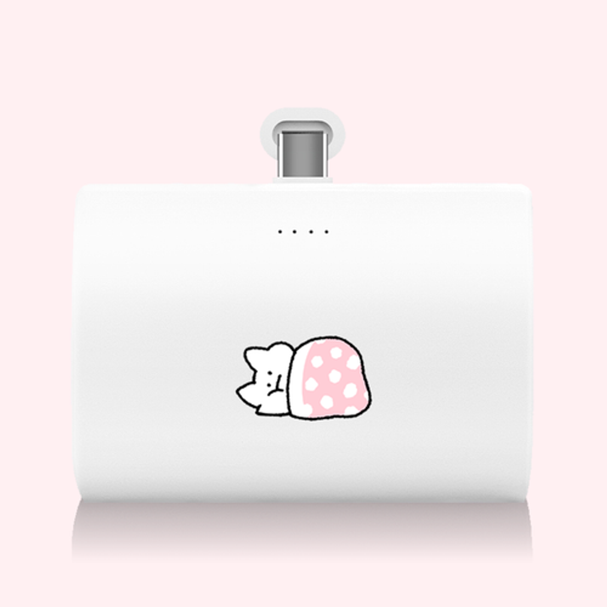 이레케이스앤굿즈(IRECASEGOODS) BZ 이불냥 아이폰 갤럭시 듀얼 도킹 보조배터리 10000mah