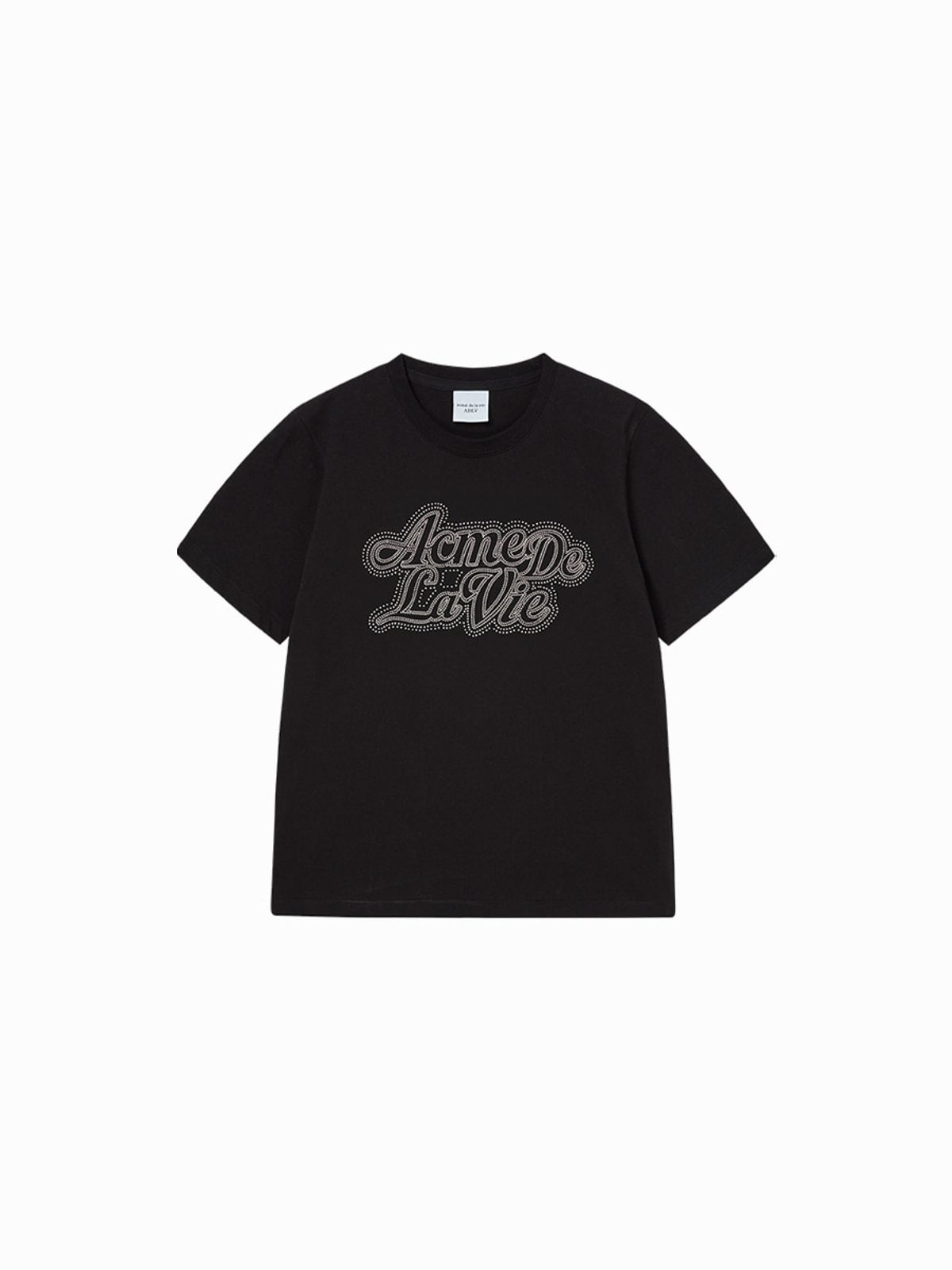 아크메드라비(ACME DE LA VIE) WOMAN CUBIC LAYER LOGO SHORT SLEEVE T-SHIRT (2 COLOR)