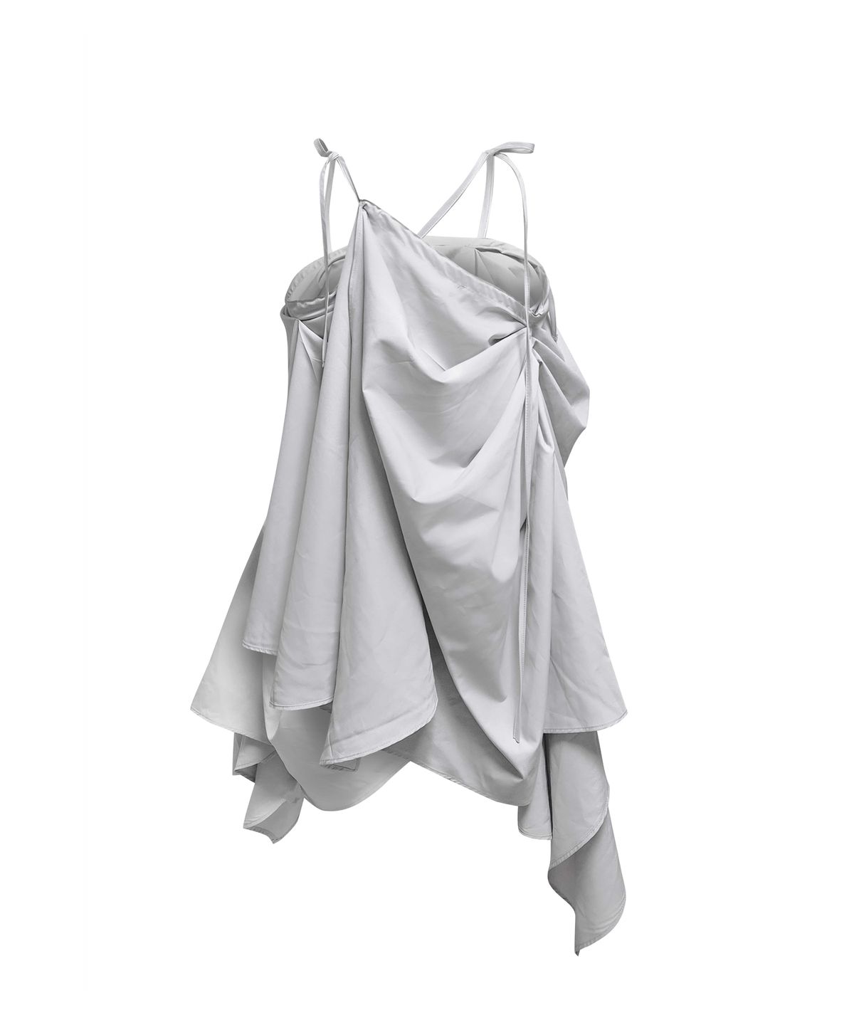 정도(JUNGDO) MULTIWAY LAYERD SKIRT . GRAY