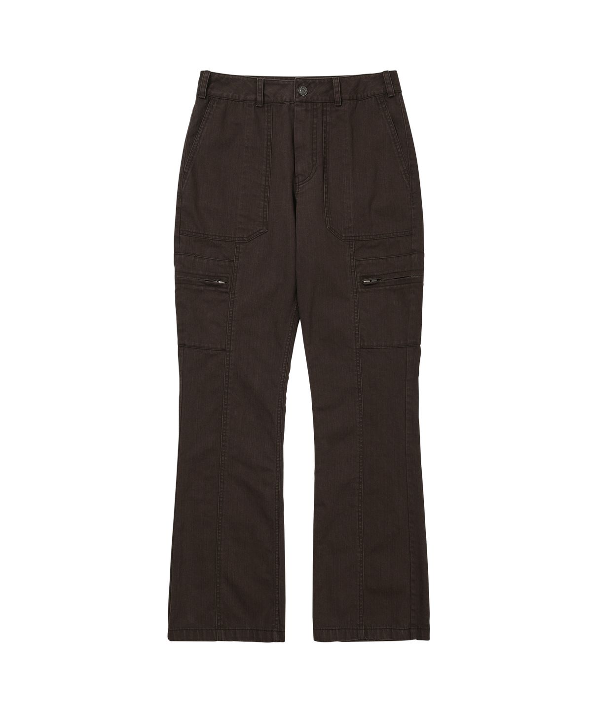 웰빙익스프레스(WELLBEING EXPRESS) Washed Cotton Cargo Pants Brown